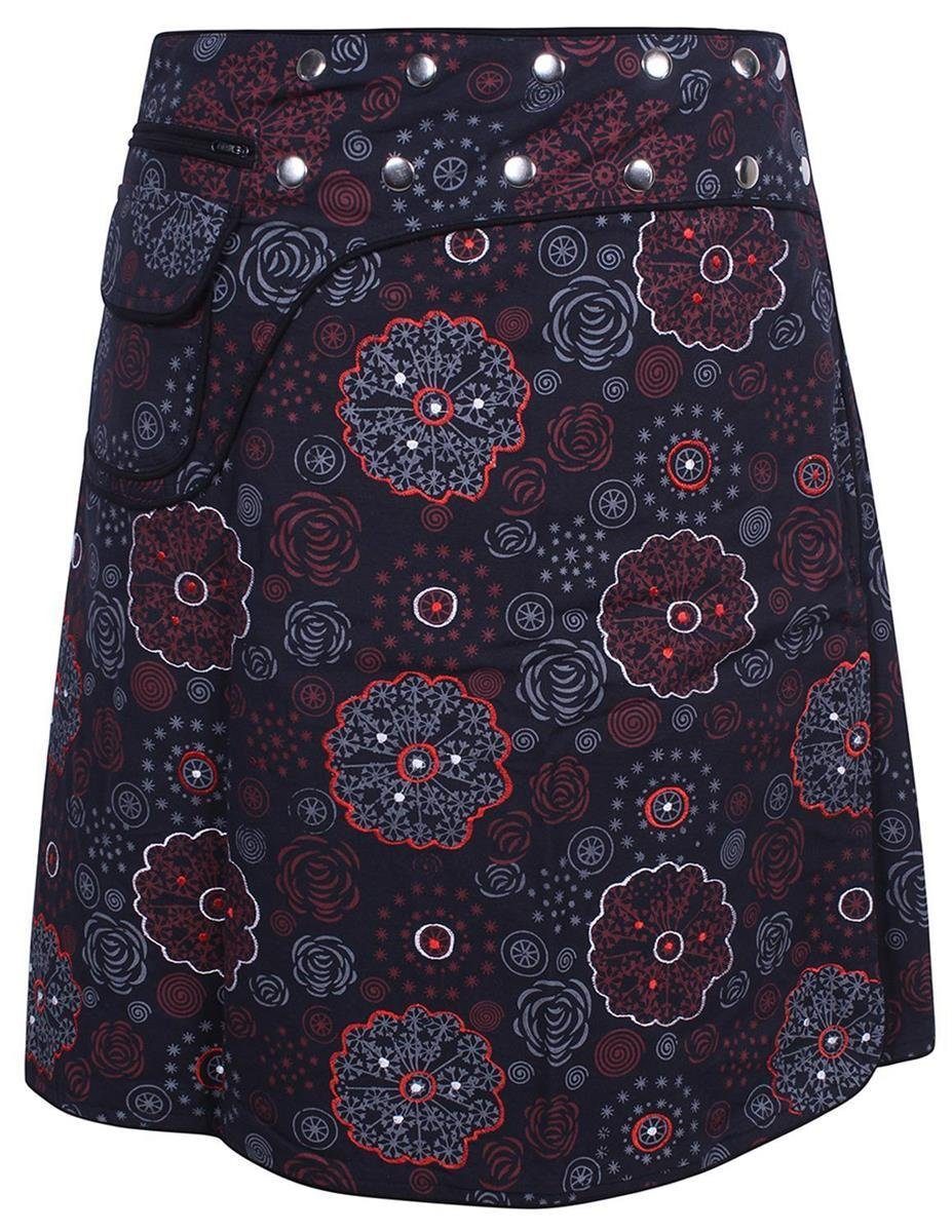 Vishes Wickelrock Rock Wickeln Druckknöpfe Sidebag günstig online kaufen