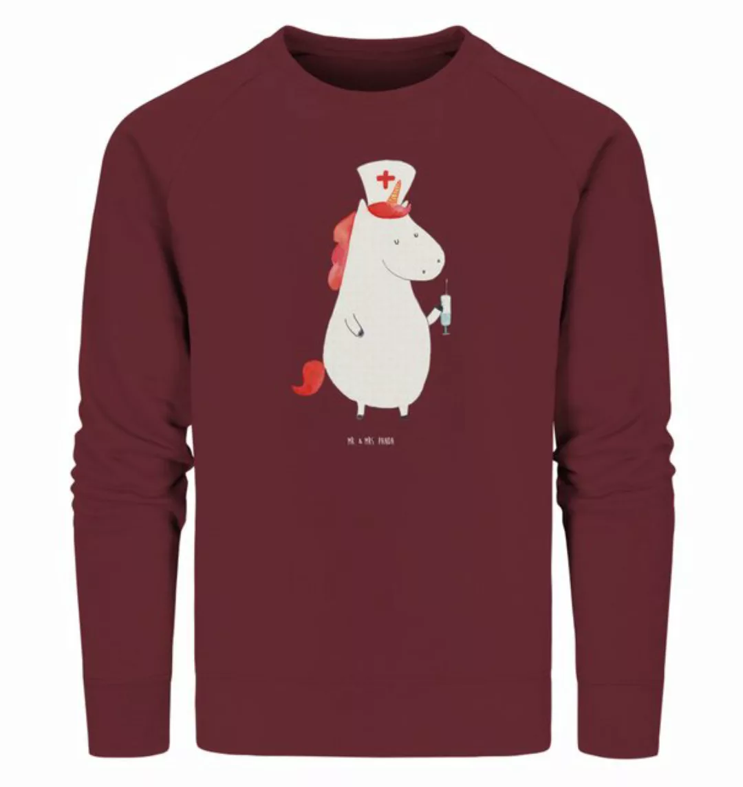 Mr. & Mrs. Panda Longpullover Größe XL Einhorn Krankenschwester - Burgundy günstig online kaufen