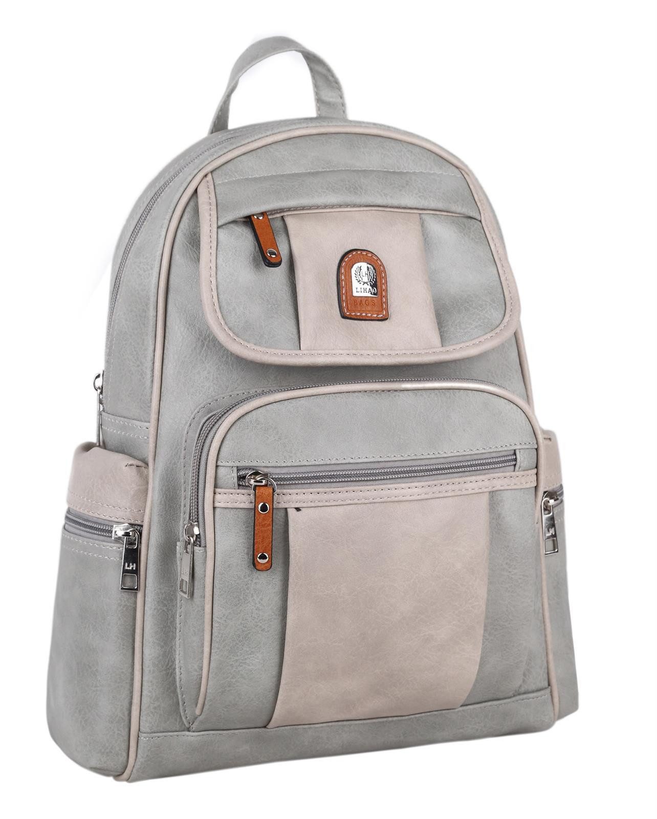 ITALYSHOP24 Rucksack Damen CityRucksack Tasche Umhängetasche, günstig online kaufen