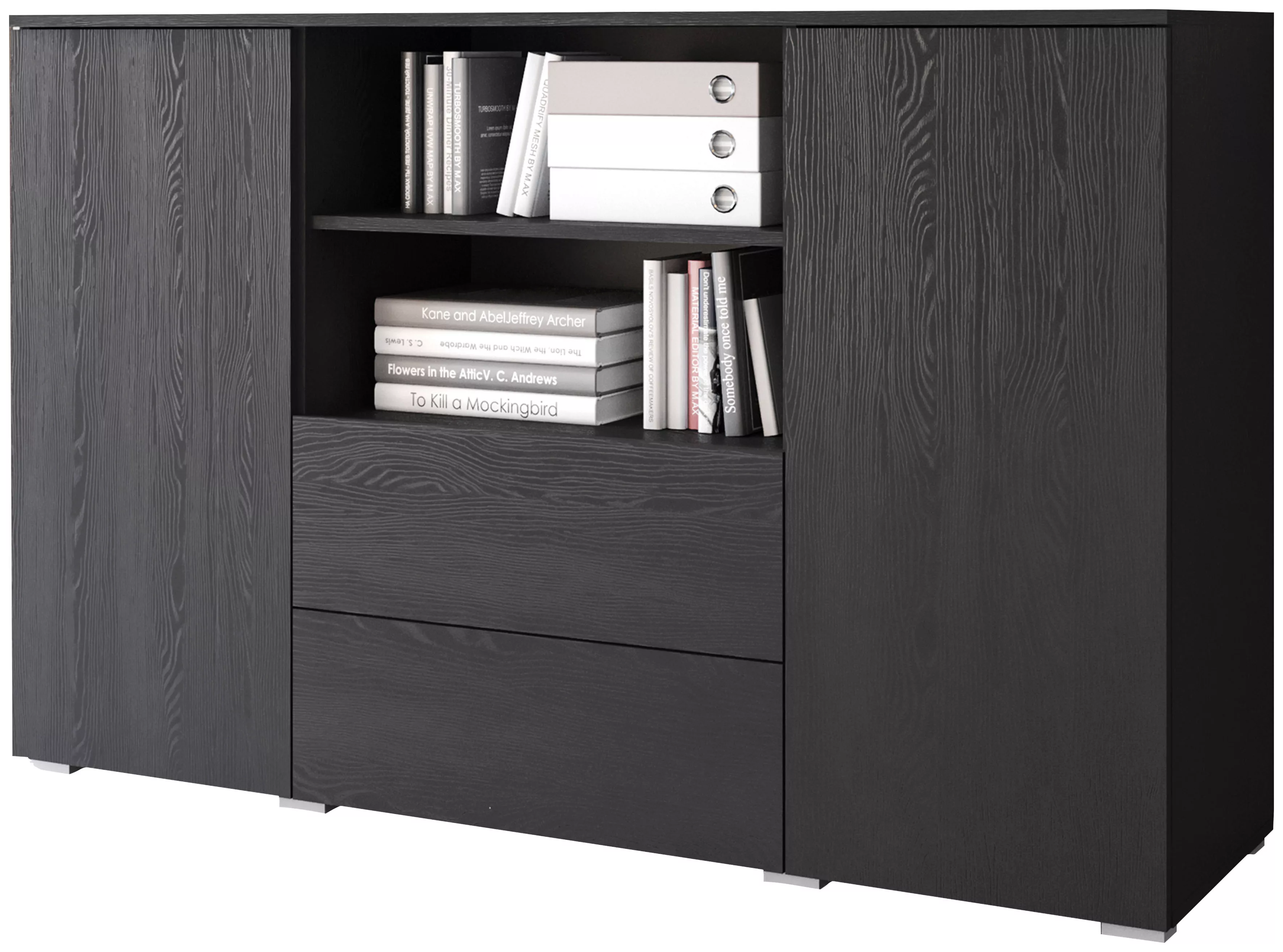 INOSIGN Sideboard "PARIS", (1 St.), Moderne 140cm breite grifflose Kommode, günstig online kaufen