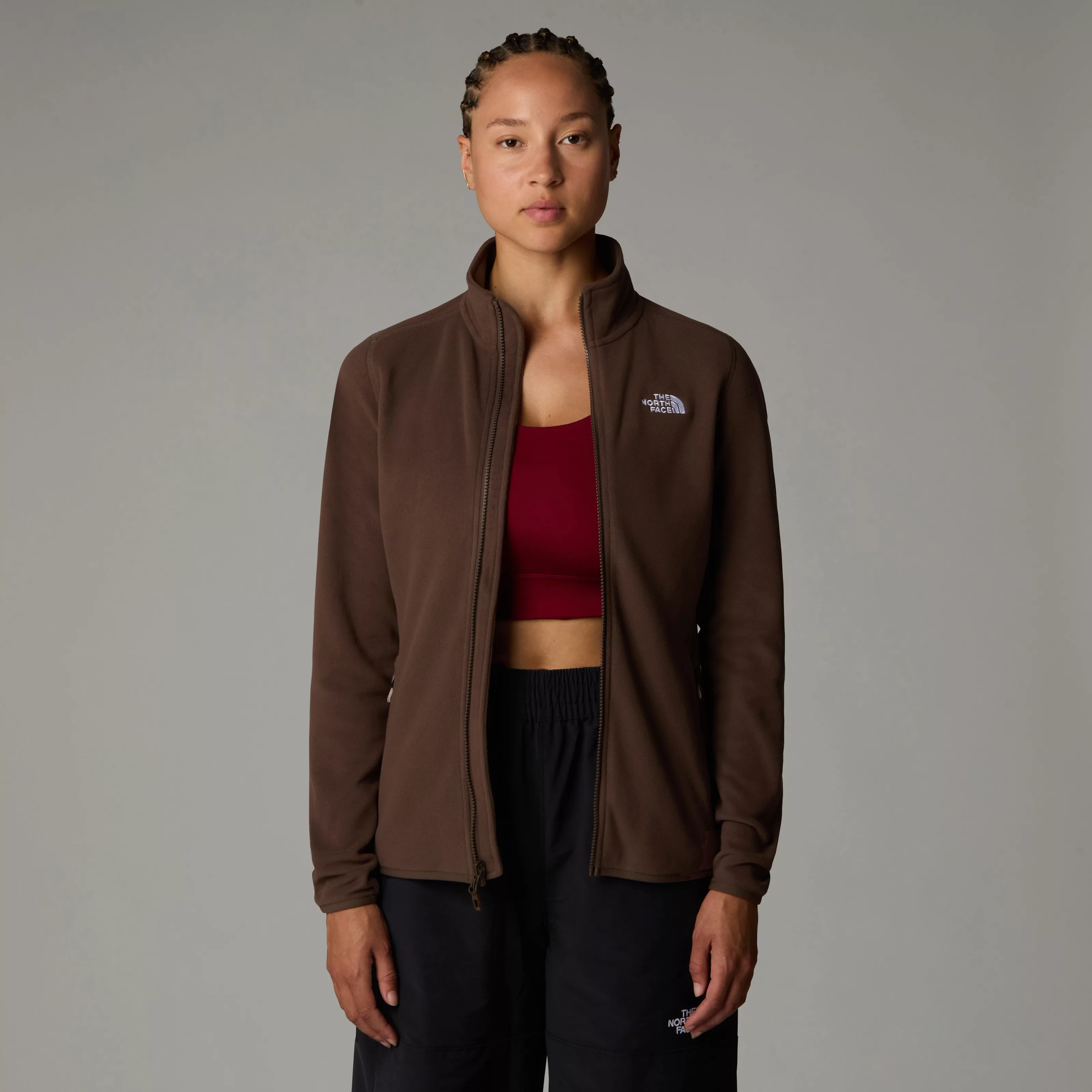 The North Face Fleecejacke "W 100 GLACIER FZ - EU", (1 St.), mit Logosticke günstig online kaufen