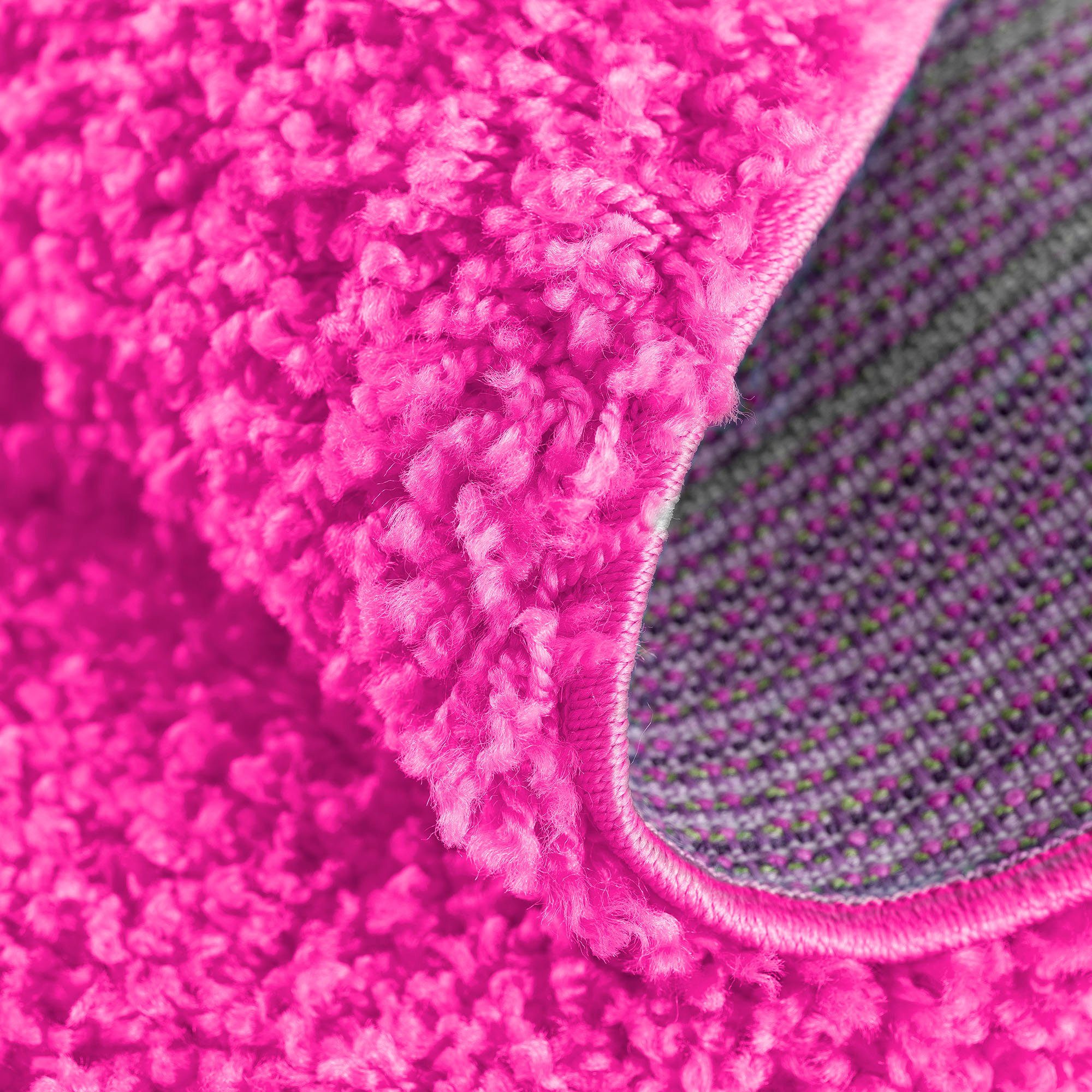Sanat Hochflor-Teppich »LOCA«, rund, 30 mm Höhe, Wohnzimmer, Langflor, Shag günstig online kaufen