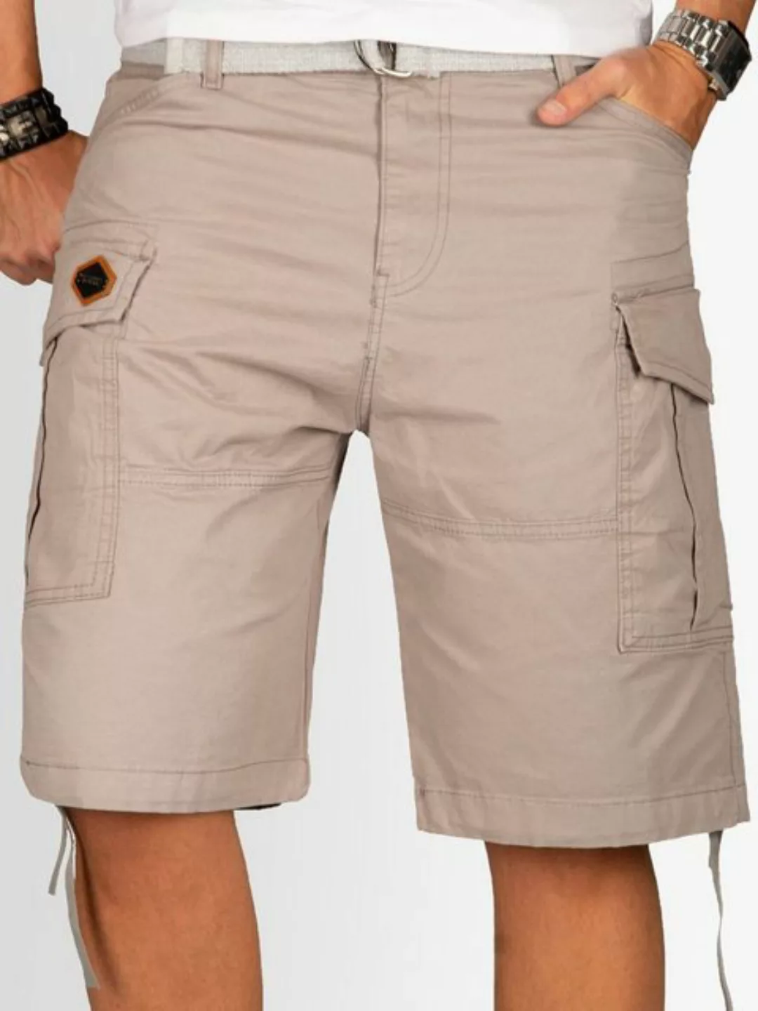 Alessandro Salvarini Cargoshorts ASLeon inklusive passendem Gürtel günstig online kaufen