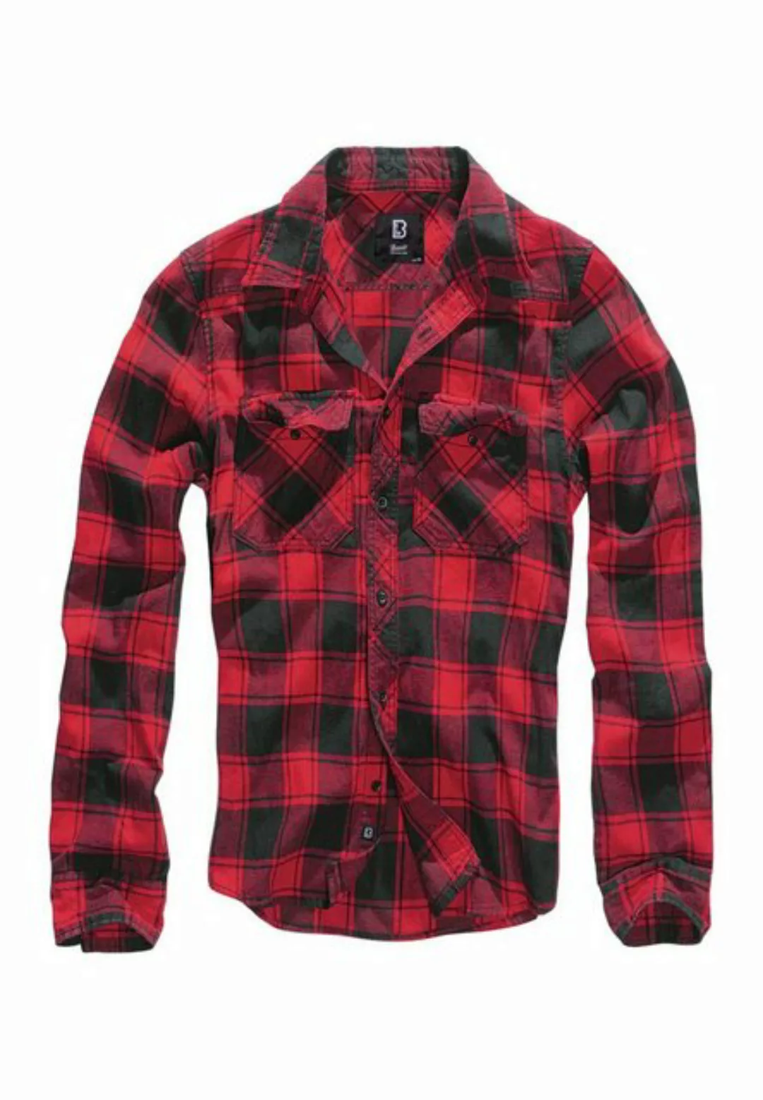 Brandit Hemd CHECKED SHIRT BD4002 Black/Red günstig online kaufen