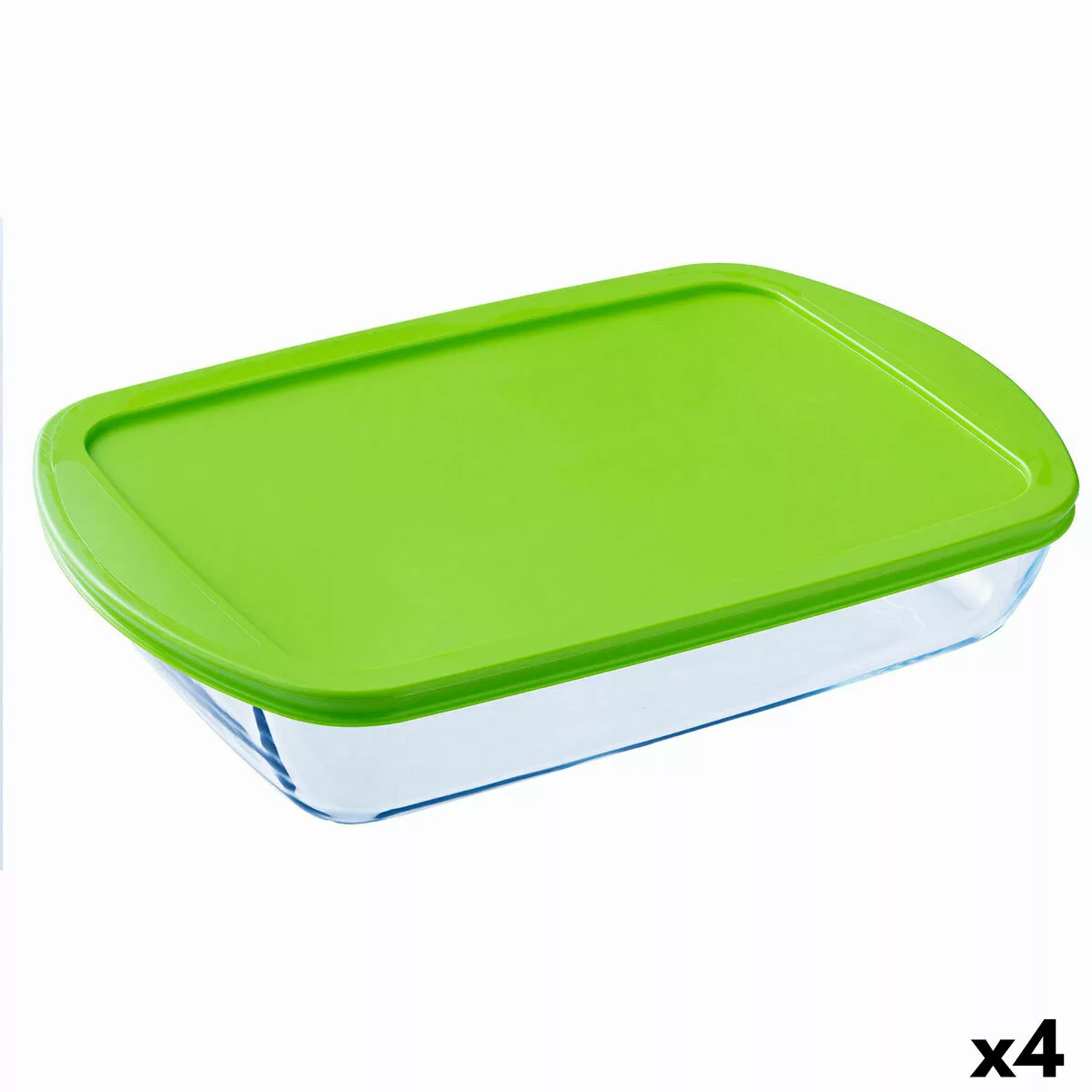 Rechteckige Lunchbox Mit Deckel Pyrex Cook & Store Durchsichtig Silikon Gla günstig online kaufen