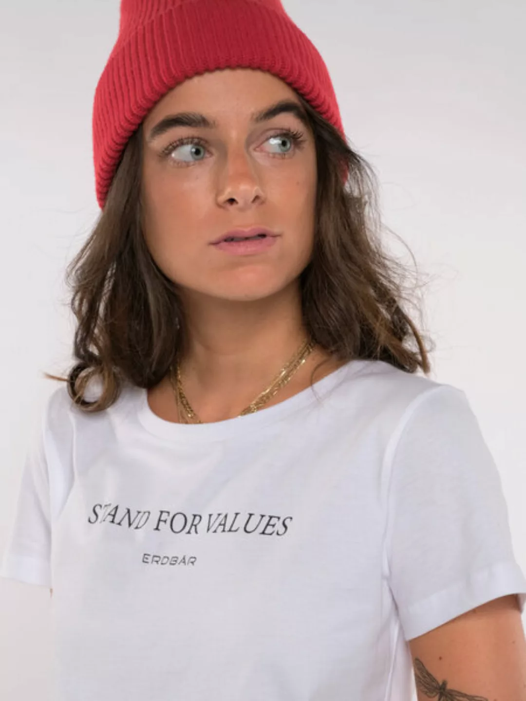Damen T-shirt - Stand For Values günstig online kaufen
