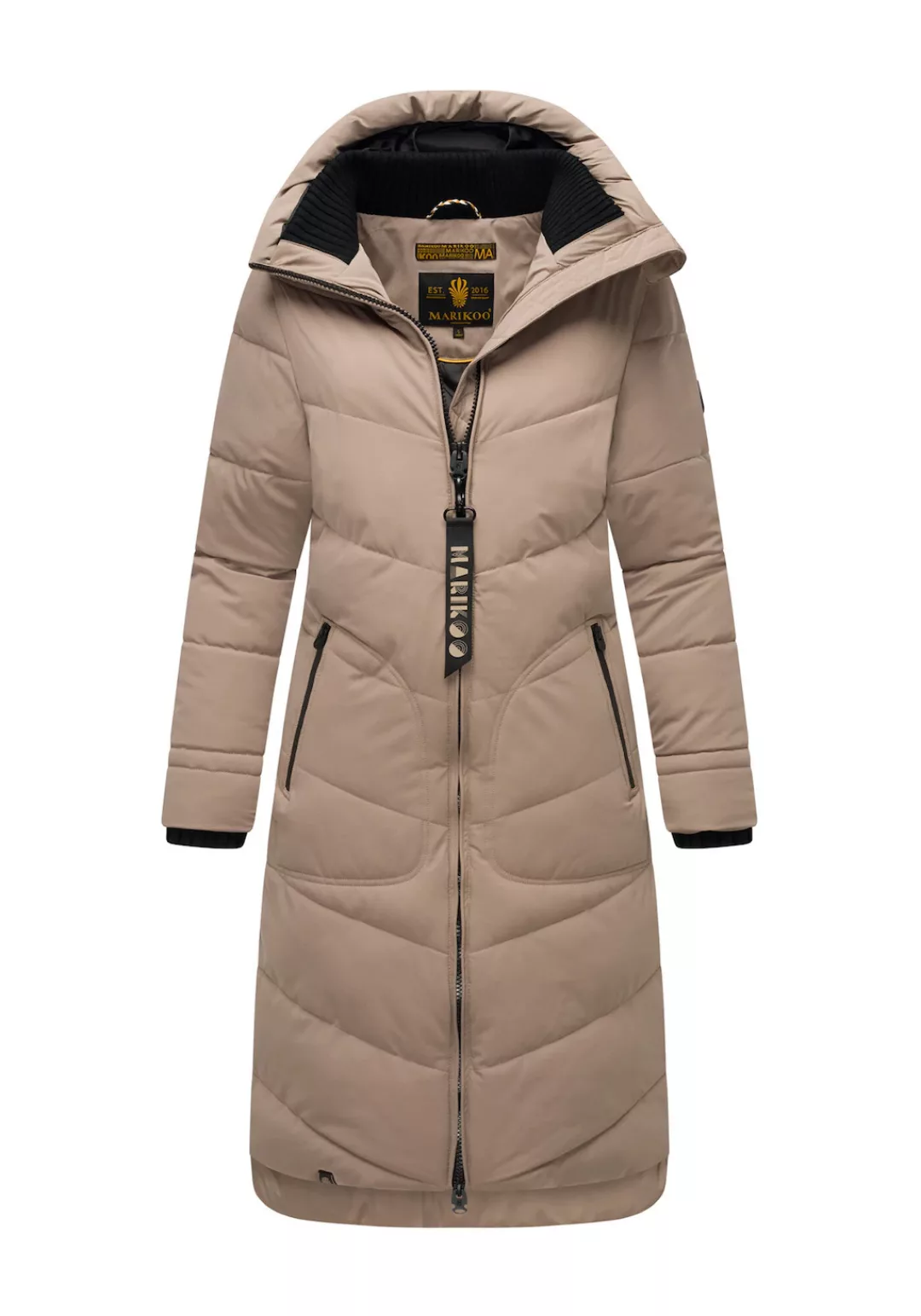 Marikoo Winterjacke "Benikoo", langer Winter Mantel gesteppt günstig online kaufen