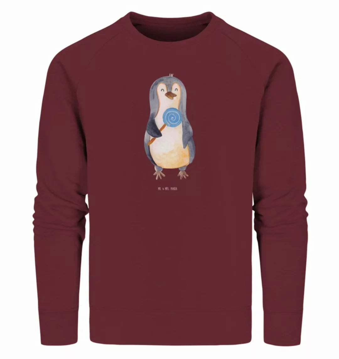 Mr. & Mrs. Panda Longpullover Größe XS Pinguin Lolli - Burgundy - Geschenk, günstig online kaufen