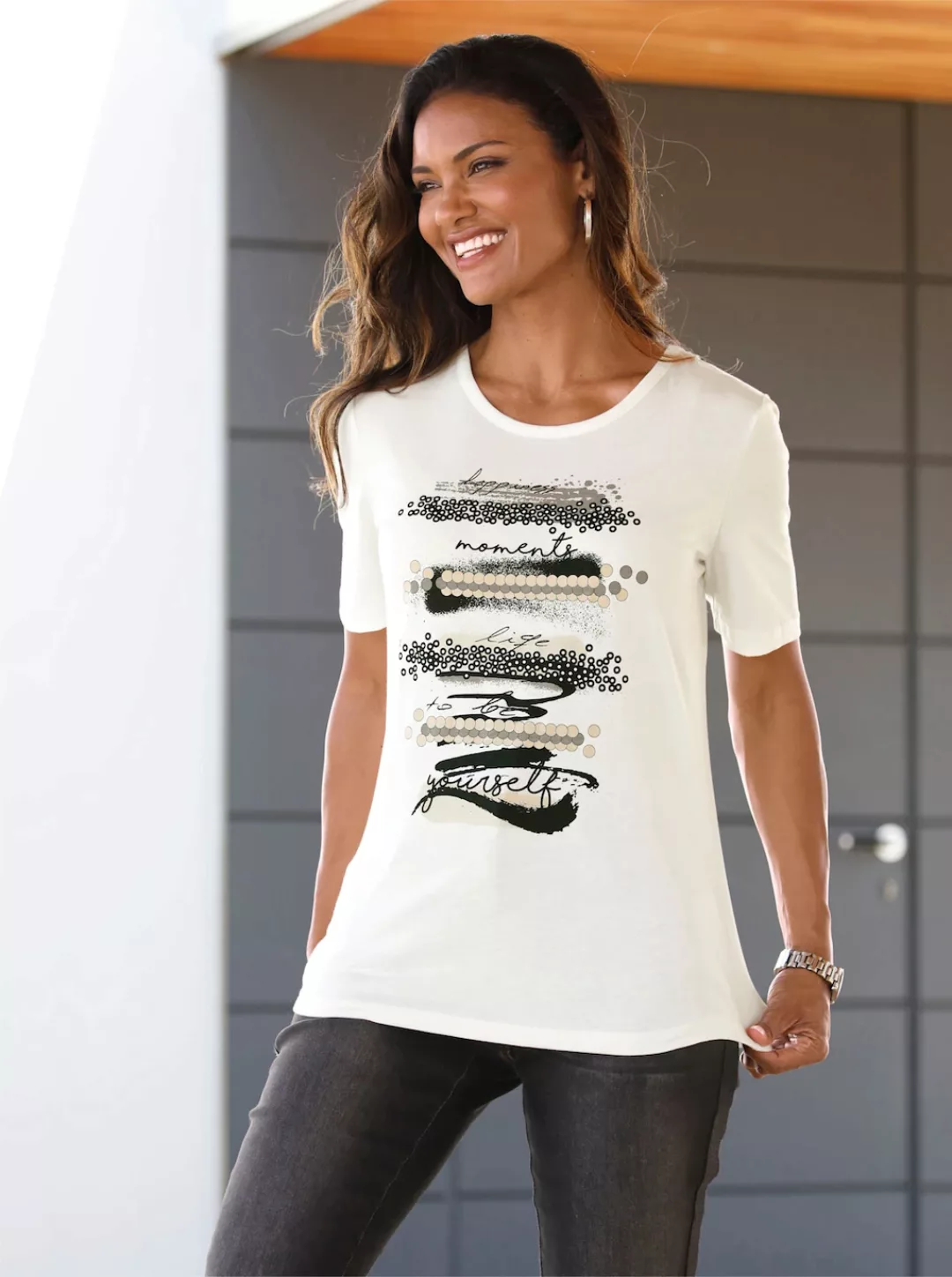 Classic Basics Kurzarmshirt "Rundhals-Shirt", (1 tlg.) günstig online kaufen