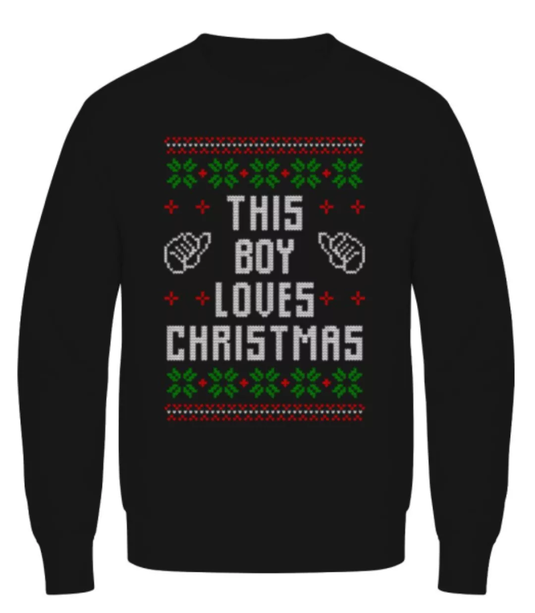 This Boy Loves Christmas · Männer Pullover günstig online kaufen