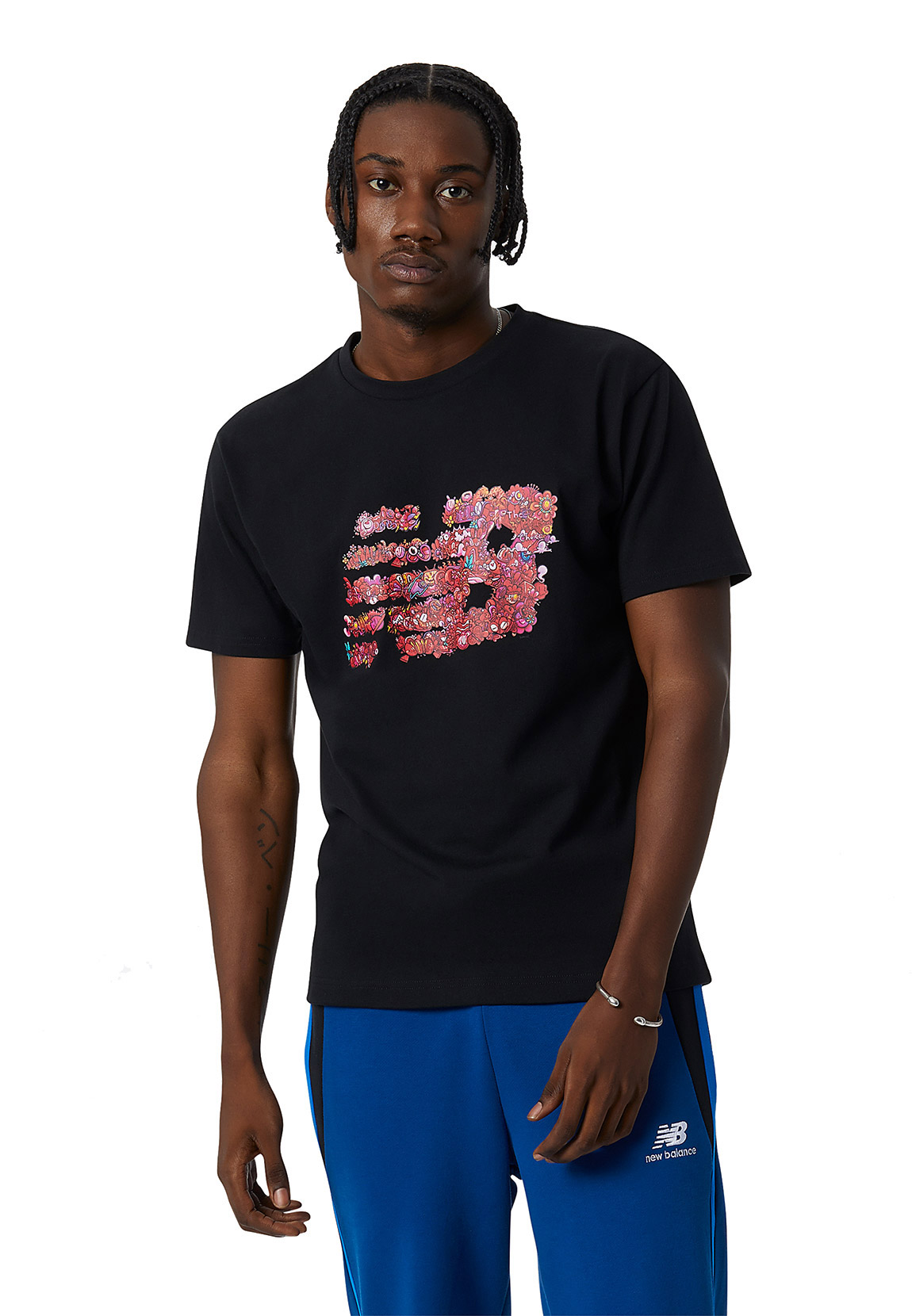 New Balance Herren T-Shirt GAWX TEE MT21554 BK Schwarz günstig online kaufen