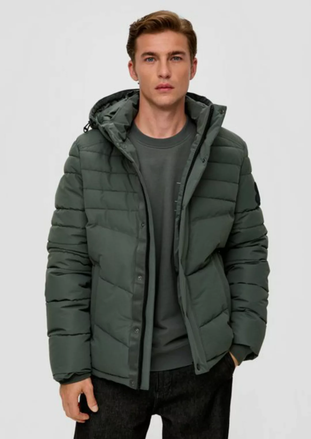 s.Oliver Outdoorjacke mit Label-Patch am Arm günstig online kaufen