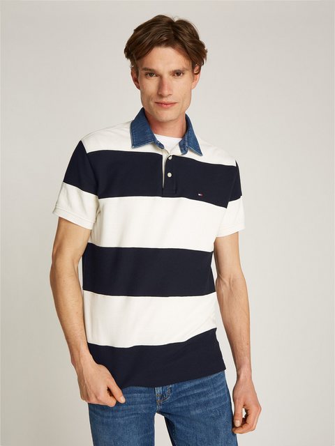 Tommy Hilfiger Poloshirt RUGBY STRIPE RELAXED POLO günstig online kaufen