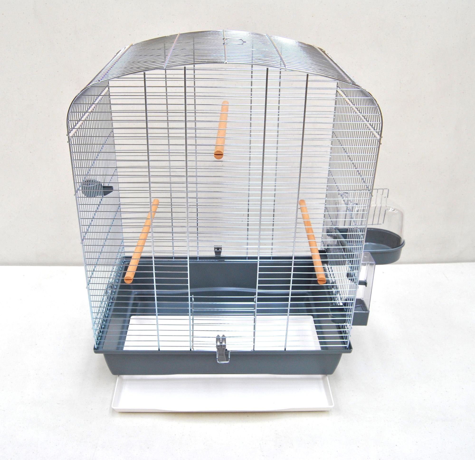 Ollesch Vogelkäfig Vogelkäfig Elena Chrom grau günstig online kaufen
