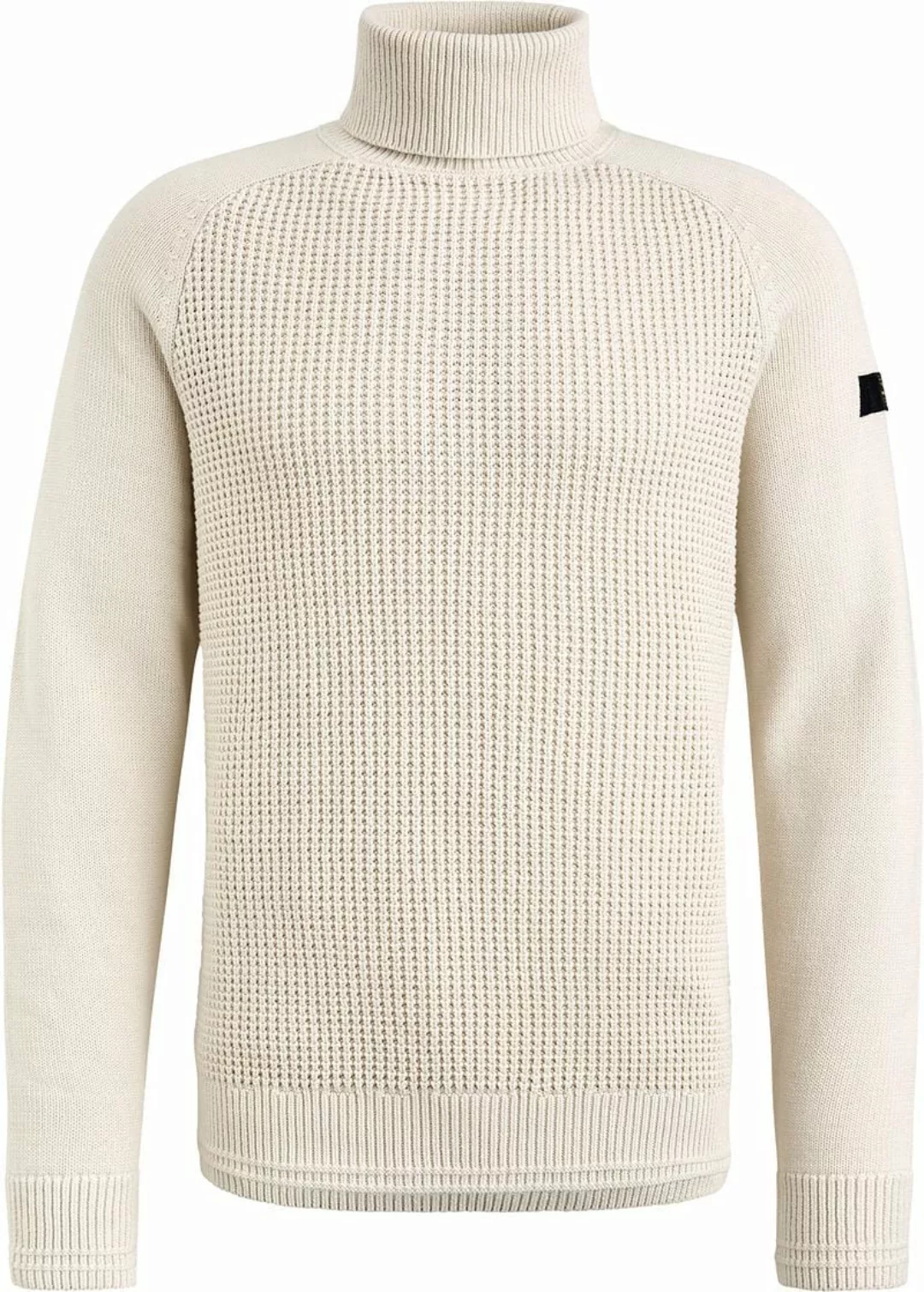 PME Legend Knitted Rollkragenpullover Ecru - Größe XXL günstig online kaufen