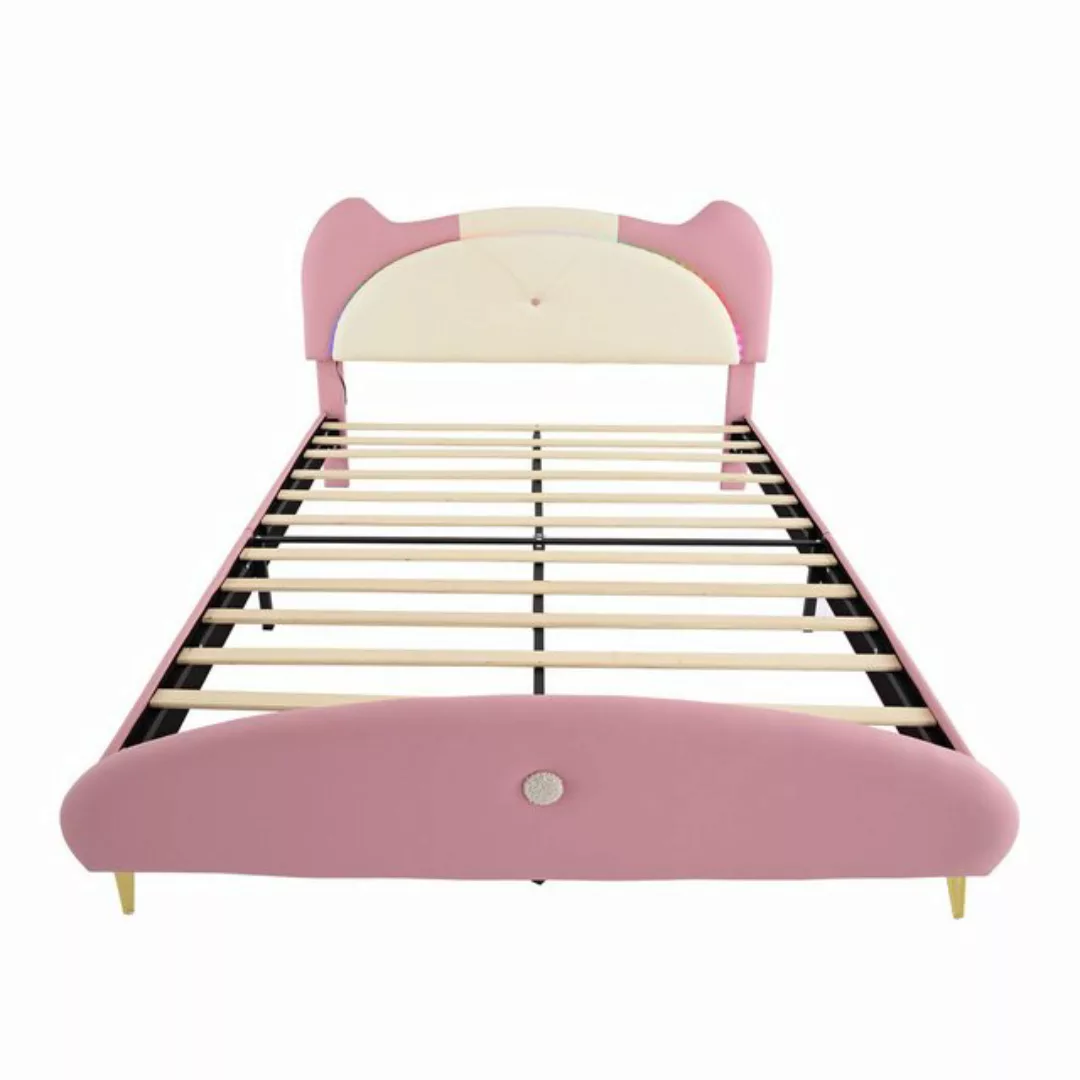 MODFU Kinderbett Funktionsbett Polsterbett Gästebett (mit Holzlatten, Mit M günstig online kaufen