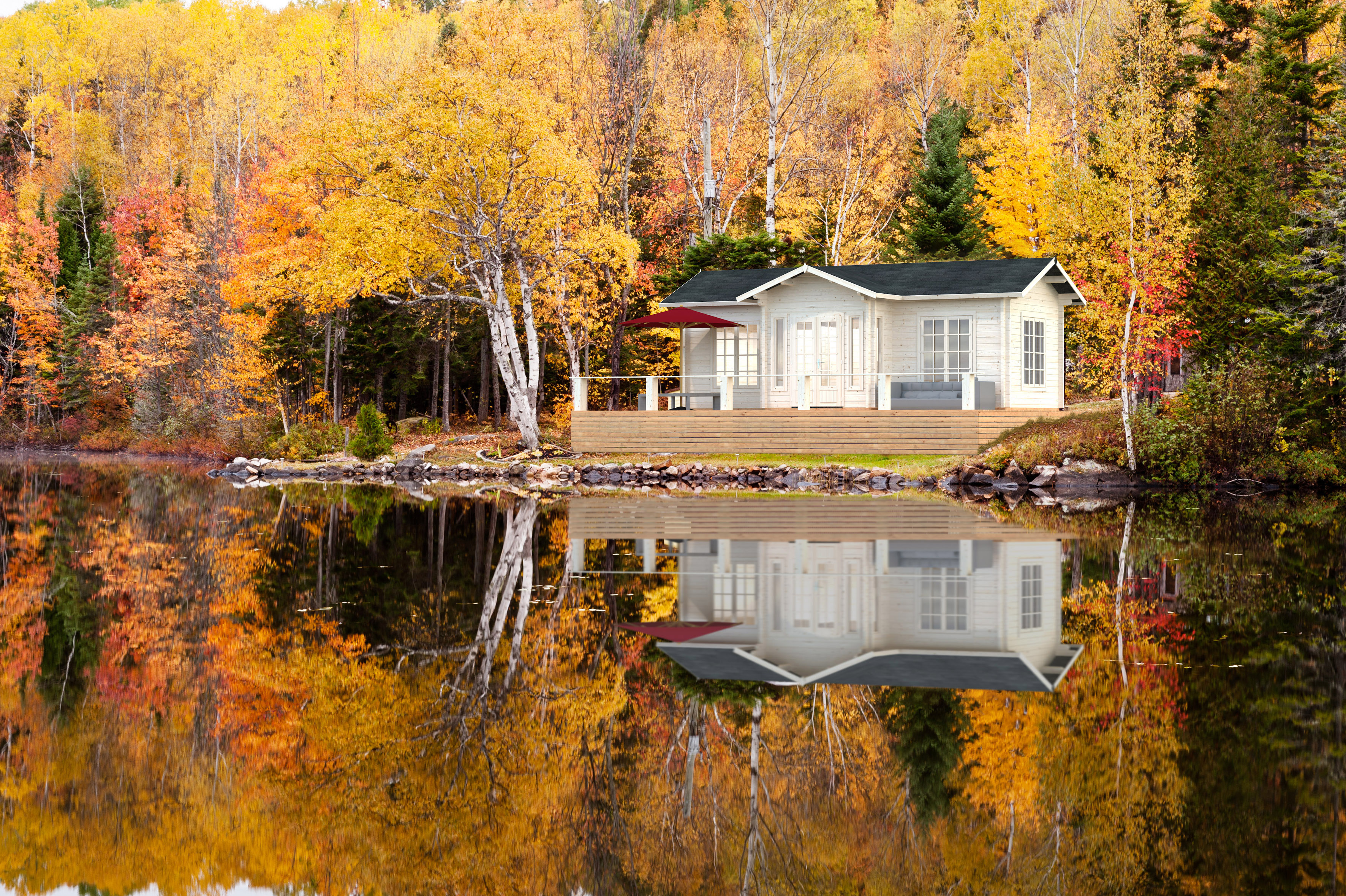 Palmako Gartenhaus "Ferienhaus Anna", inklusive Fußboden günstig online kaufen