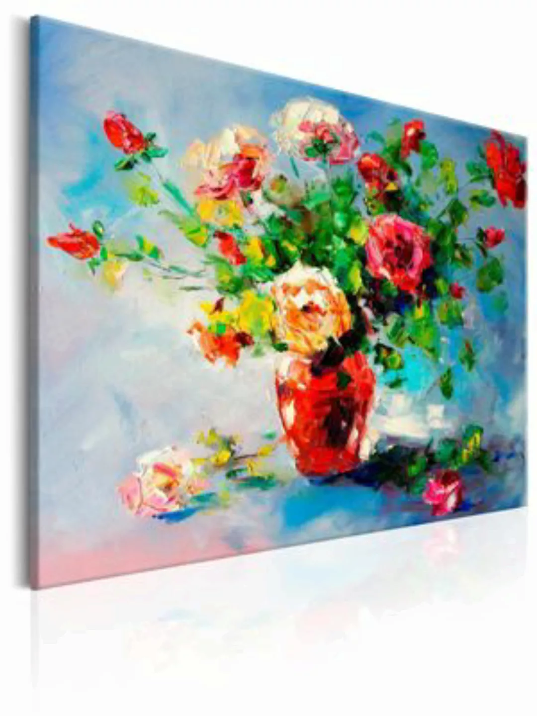 artgeist Handgemalte Bild Beautiful Roses mehrfarbig Gr. 60 x 40 günstig online kaufen
