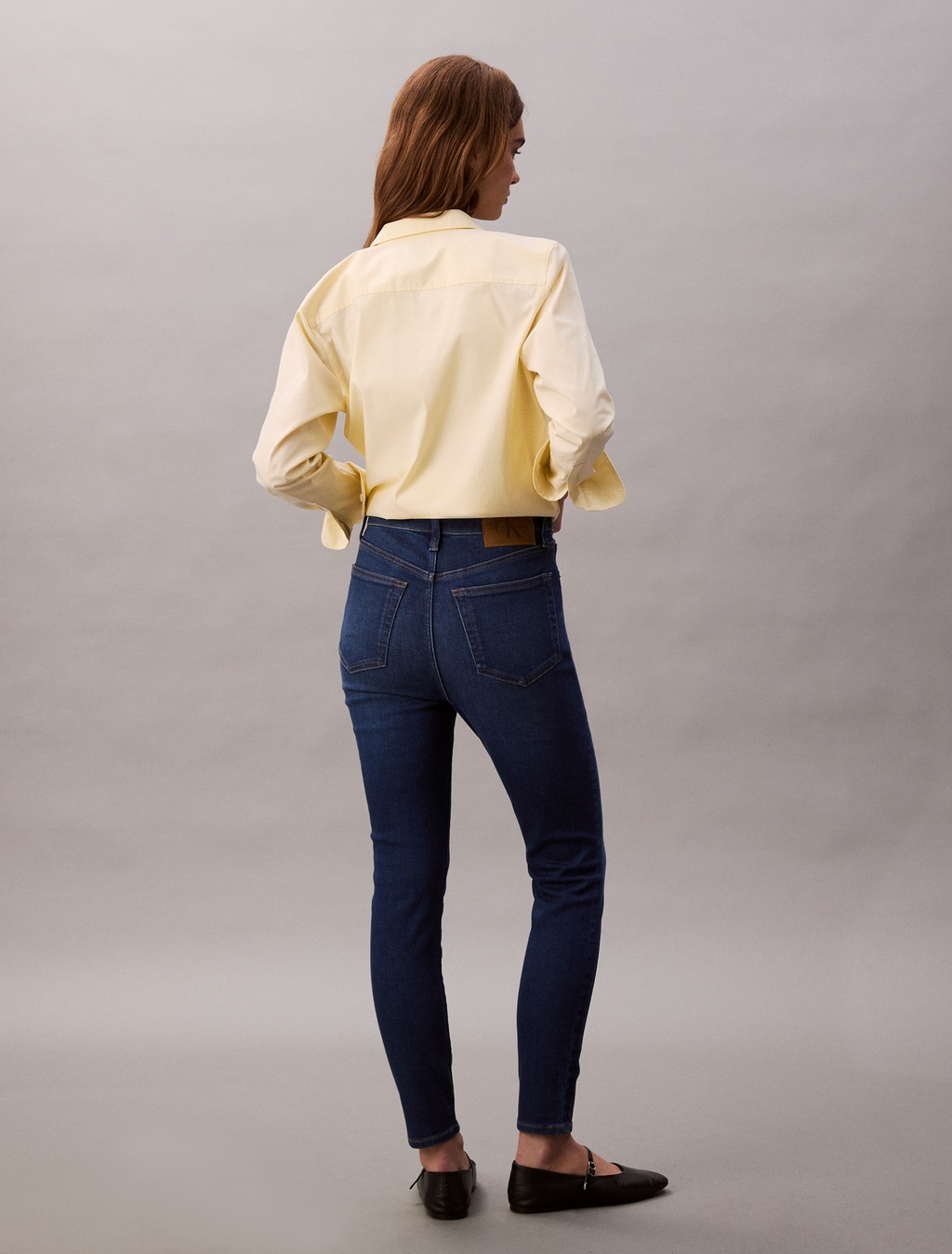 Calvin Klein Jeans Skinny-fit-Jeans "HGH RS SKNNY ANKL JN", Mit Gürtelschla günstig online kaufen