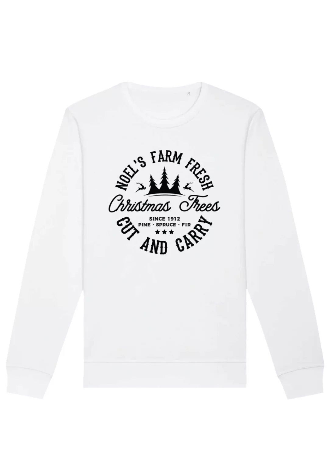 F4NT4STIC Sweatshirt "Weihnachten Trees Farm Retro Sign", Premium Qualität günstig online kaufen