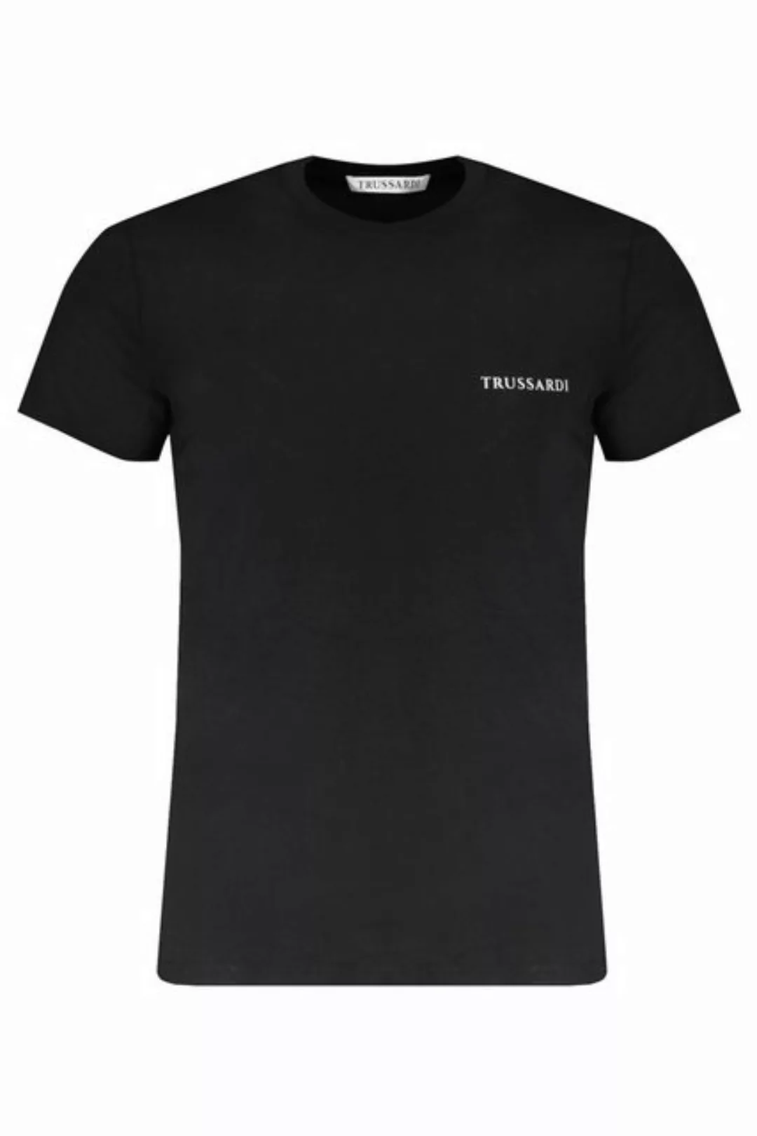 Trussardi T-Shirt Herren T-Shirt Schwarz – Kurze Ärmel, Rundhals günstig online kaufen