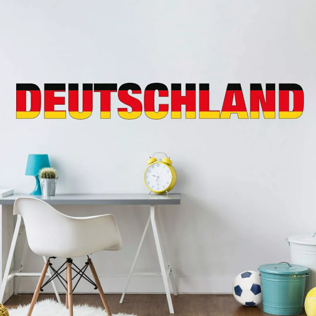 Wall-Art Wandtattoo "Deutschland Schriftzug", (1 St.), selbstklebend, entfe günstig online kaufen