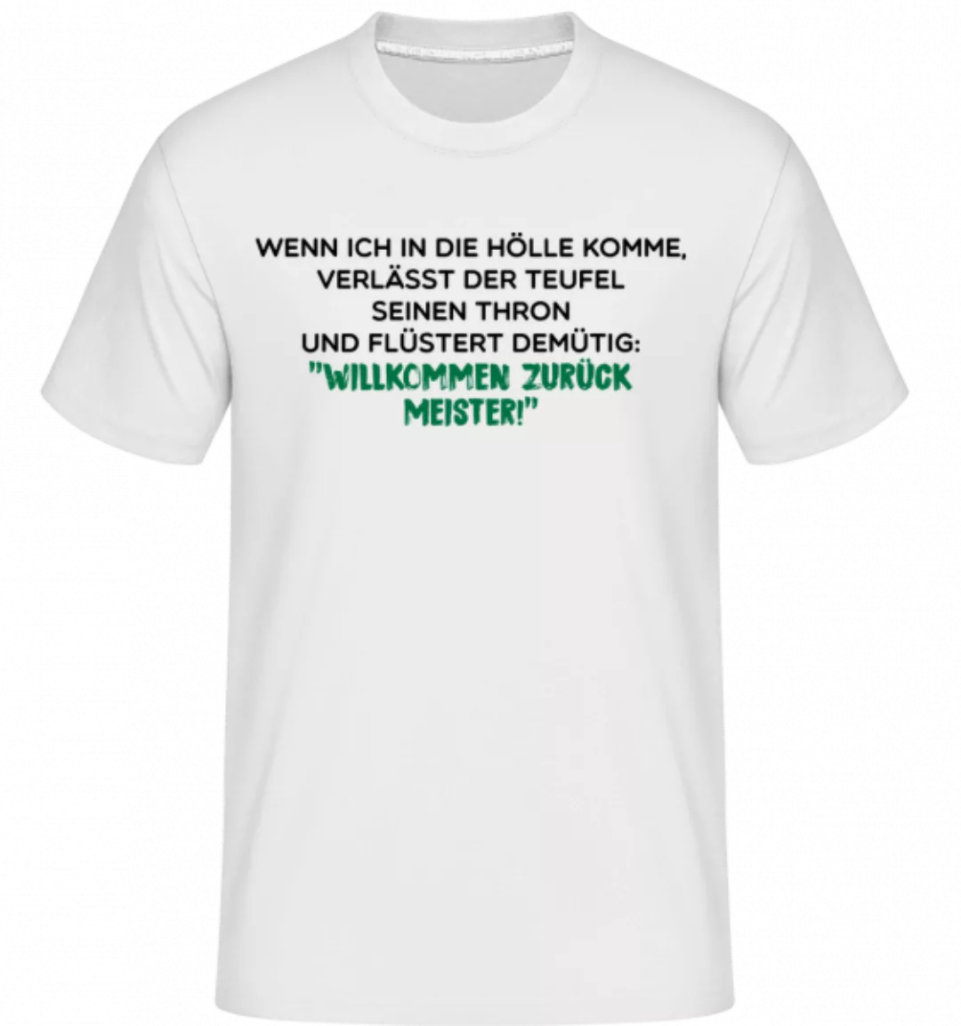 Willkommen Zurück Meister · Shirtinator Männer T-Shirt günstig online kaufen