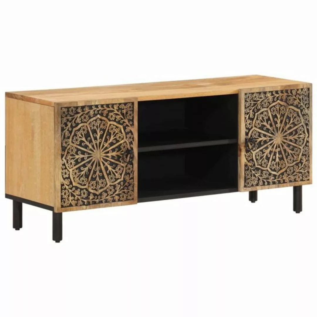 vidaXL TV-Schrank TV-Board 105x33x46 cm Massivholz Mango günstig online kaufen