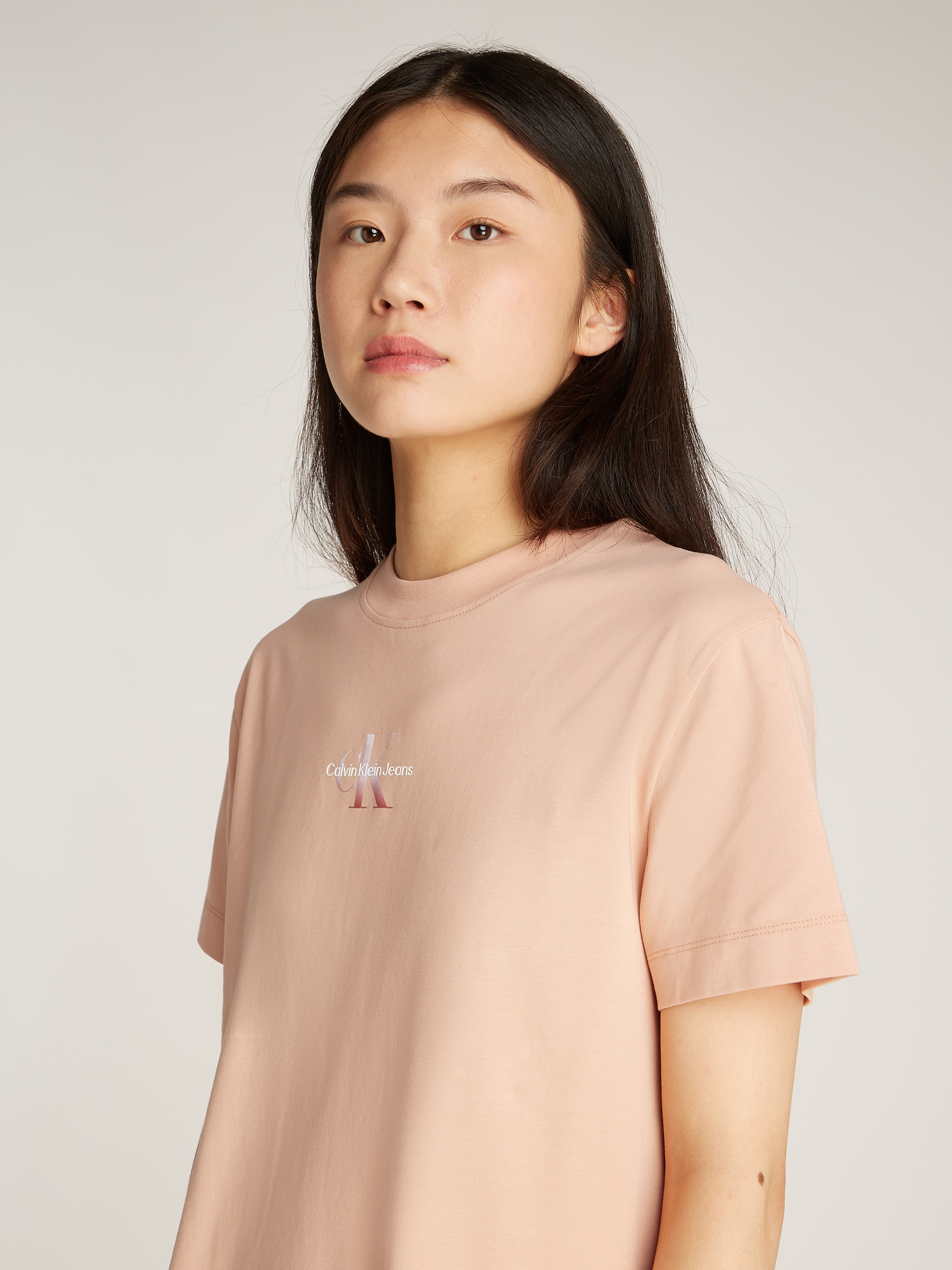 Calvin Klein Jeans Shirtkleid "GRADIENT MONOLOGO TEE DRESS", mit Logodruck günstig online kaufen