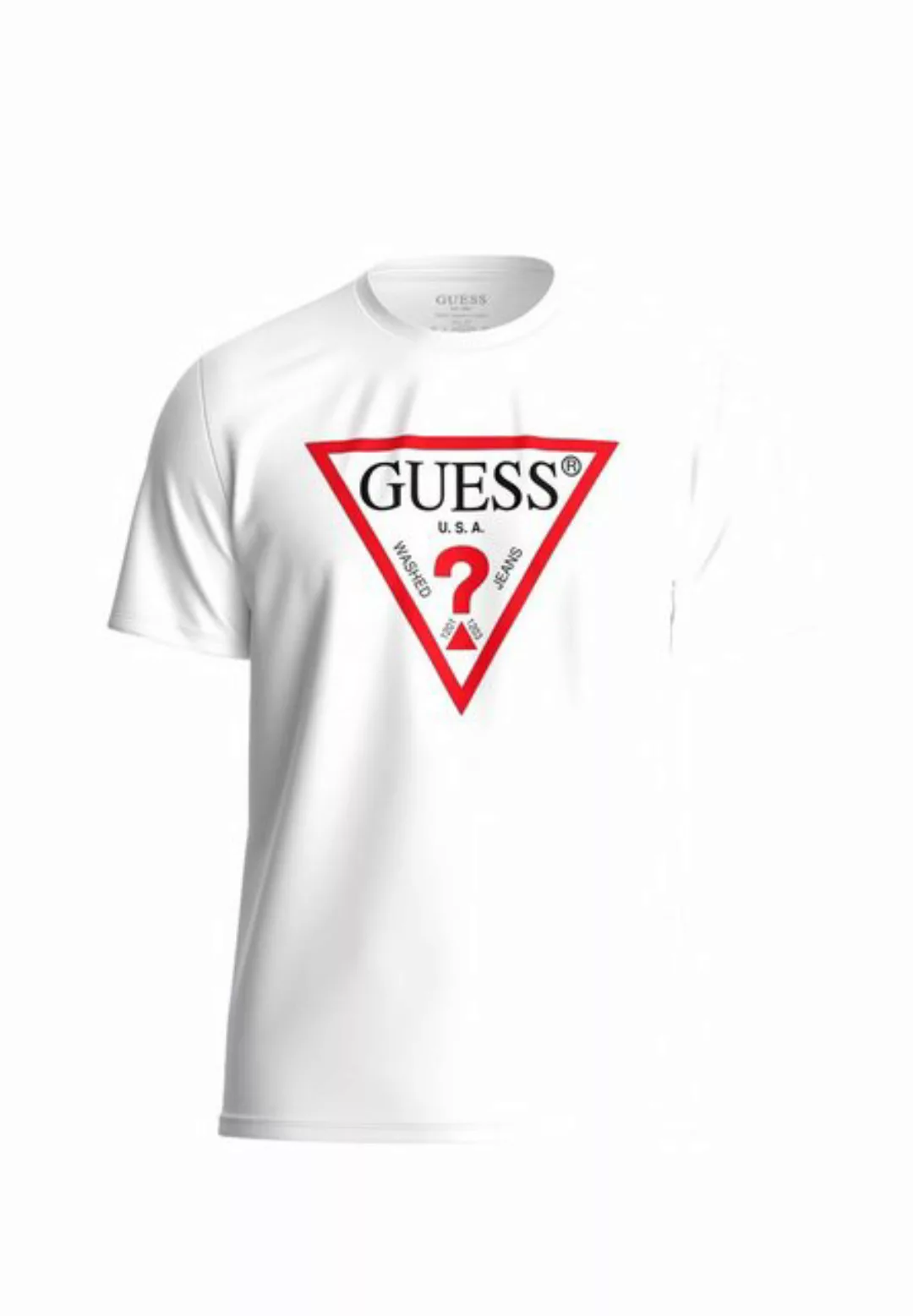 Guess T-Shirt Shirt Kurzarm T-Shirt CN SS ORIGINAL LOGO mit günstig online kaufen