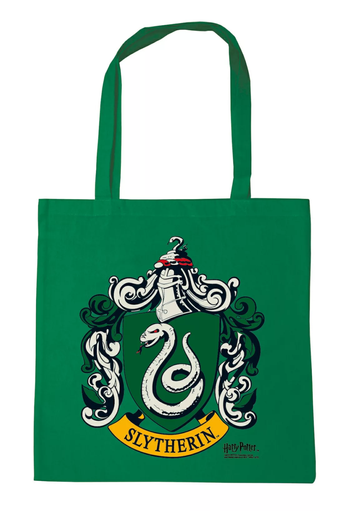 LOGOSHIRT Henkeltasche "Baumwolltasche Slytherin Logo", mit Slytherin-Motiv günstig online kaufen