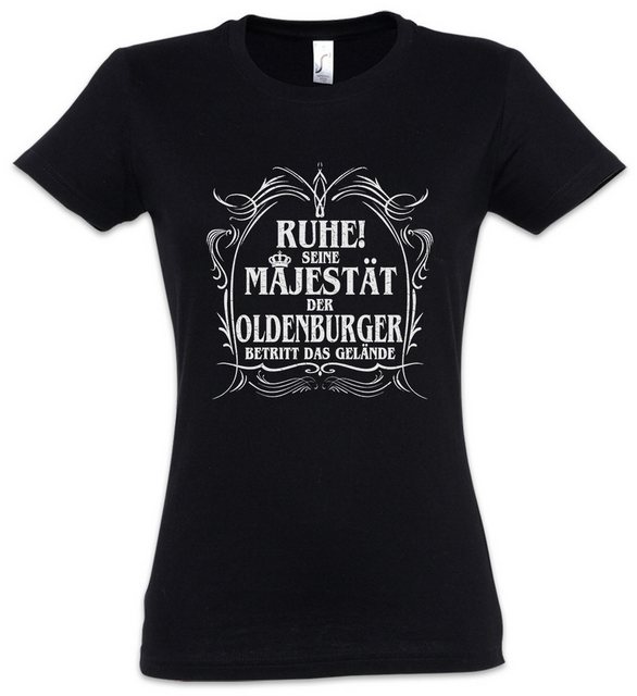 Urban Backwoods Print-Shirt Seine Majestät Der Oldenburger Damen T-Shirt La günstig online kaufen