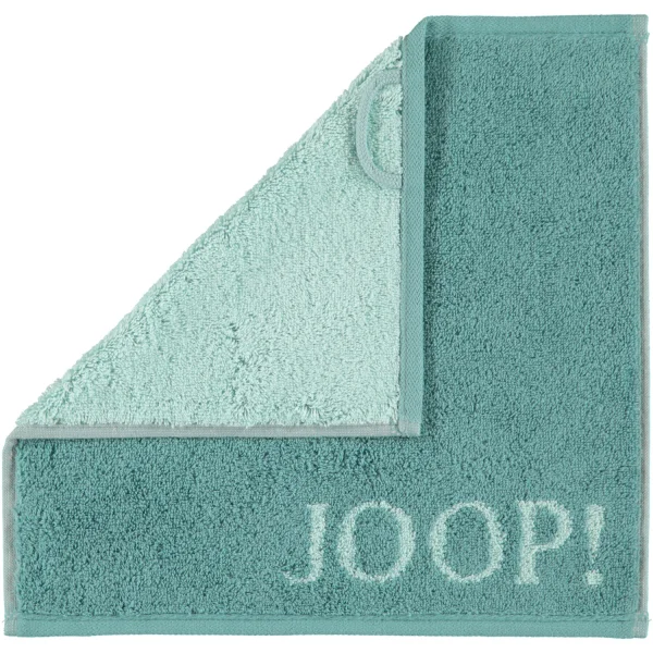 JOOP! Classic - Doubleface 1600 - Farbe: Jade - 41 - Seiflappen 30x30 cm günstig online kaufen