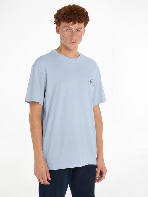 Tommy Jeans T-Shirt TJM REG SIGNATURE TEE EXT mit aufgesticktem Signatur-Lo günstig online kaufen