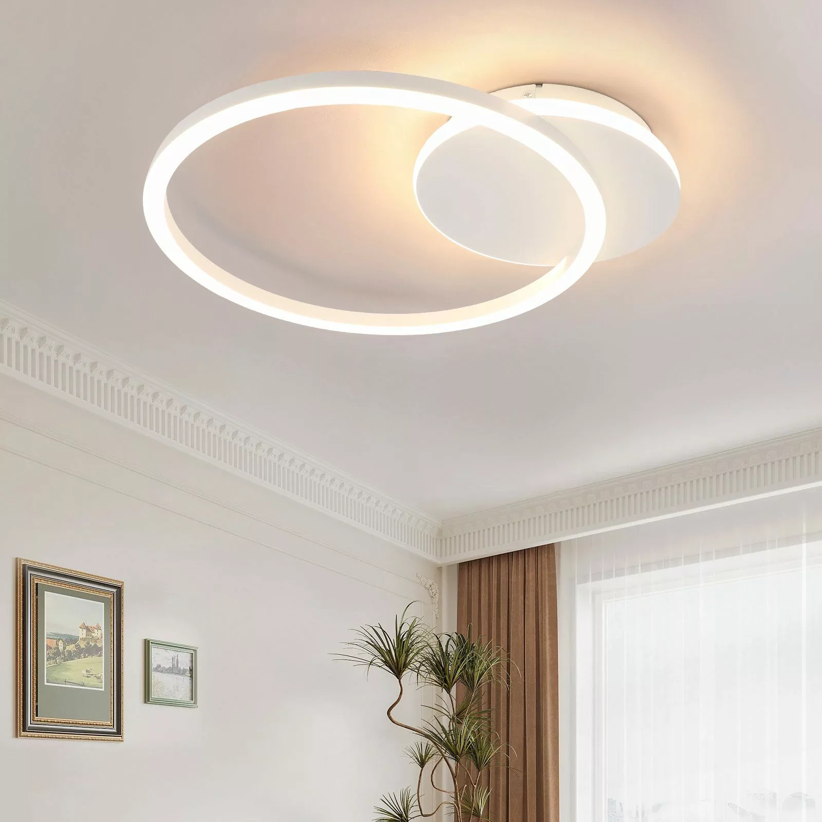 ZMH LED Deckenleuchte Wohnzimmer - 24W günstig online kaufen