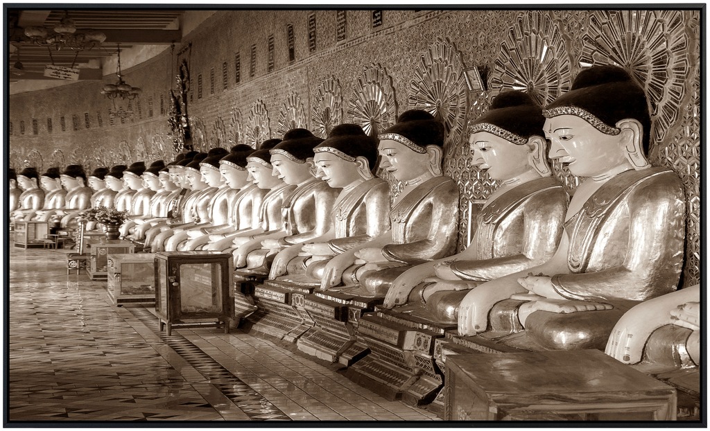 Papermoon Infrarotheizung »Chinesische Figuren Sepia«, sehr angenehme Strah günstig online kaufen