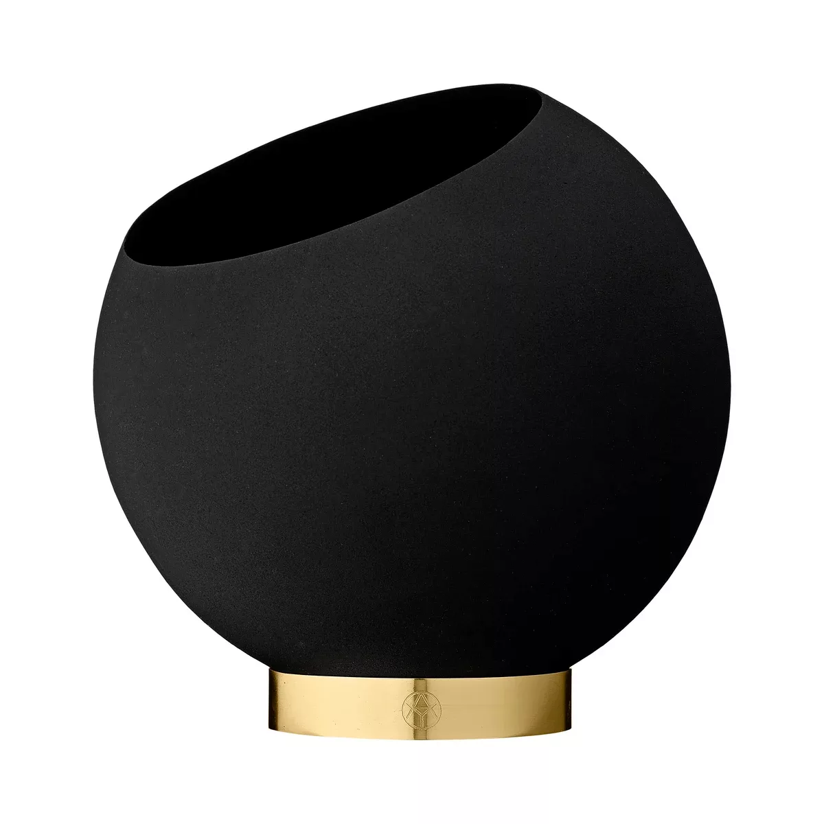 AYTM - Globe Blumentopf Ø 21cm - schwarz/H 18,8cm x Ø 21cm/für Innen- und A günstig online kaufen