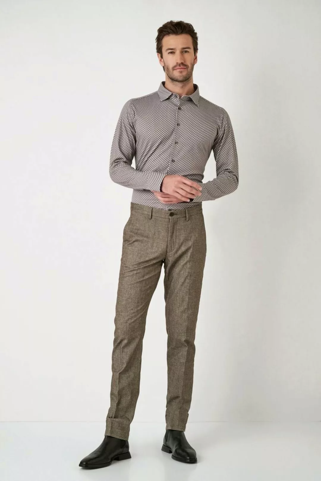 DESOTO Hemd Timeless Elegance Druck Mehrfarbig - Größe 3XL günstig online kaufen
