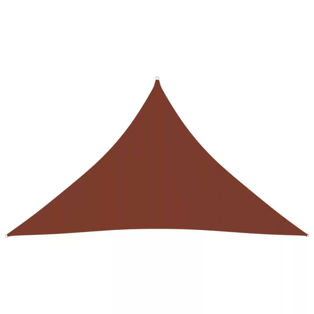 Sonnensegel Oxford-gewebe Dreieckig 5x5x6 M Terracotta-rot günstig online kaufen