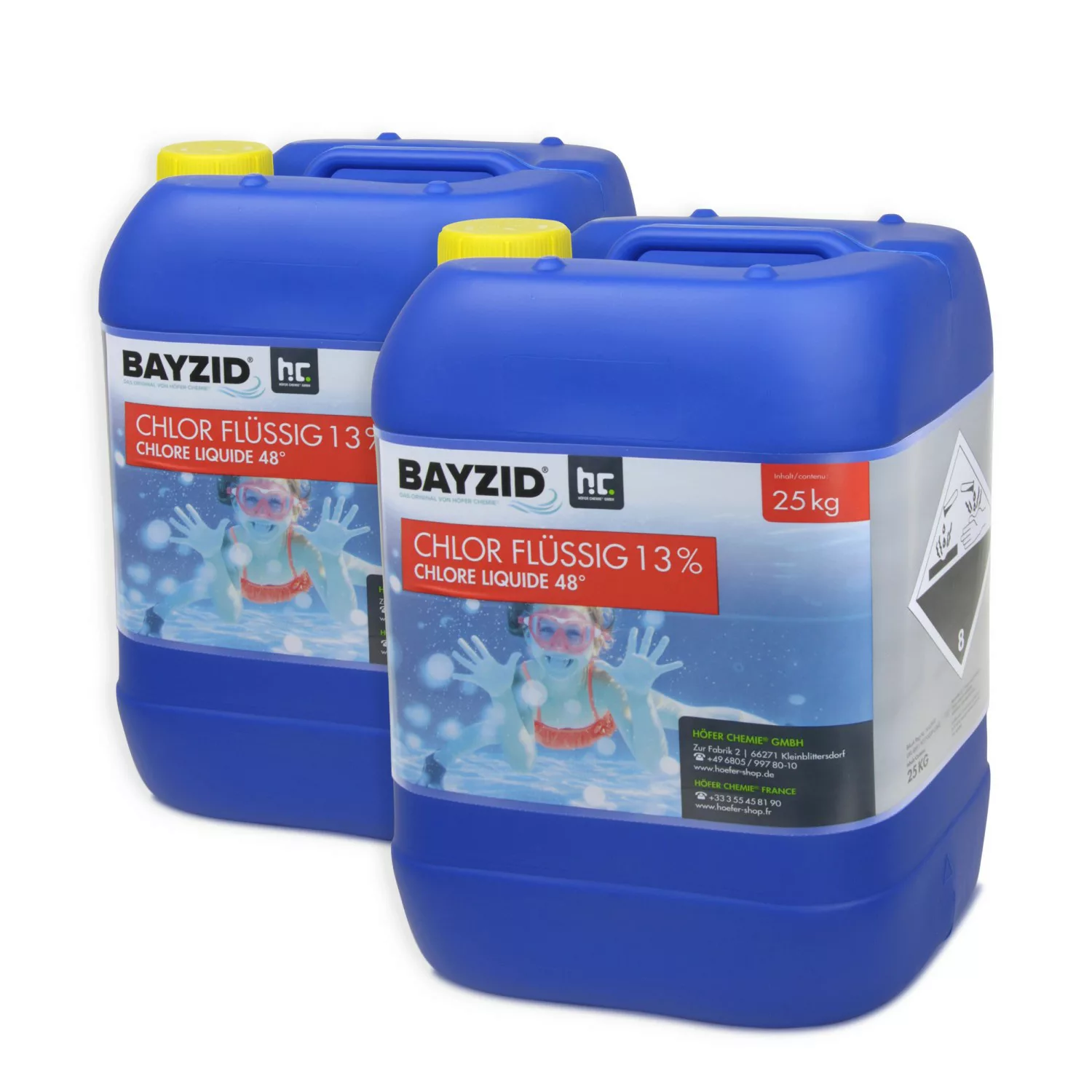 Bayzid Chlor 13% Flüssig 2 x 25kg günstig online kaufen