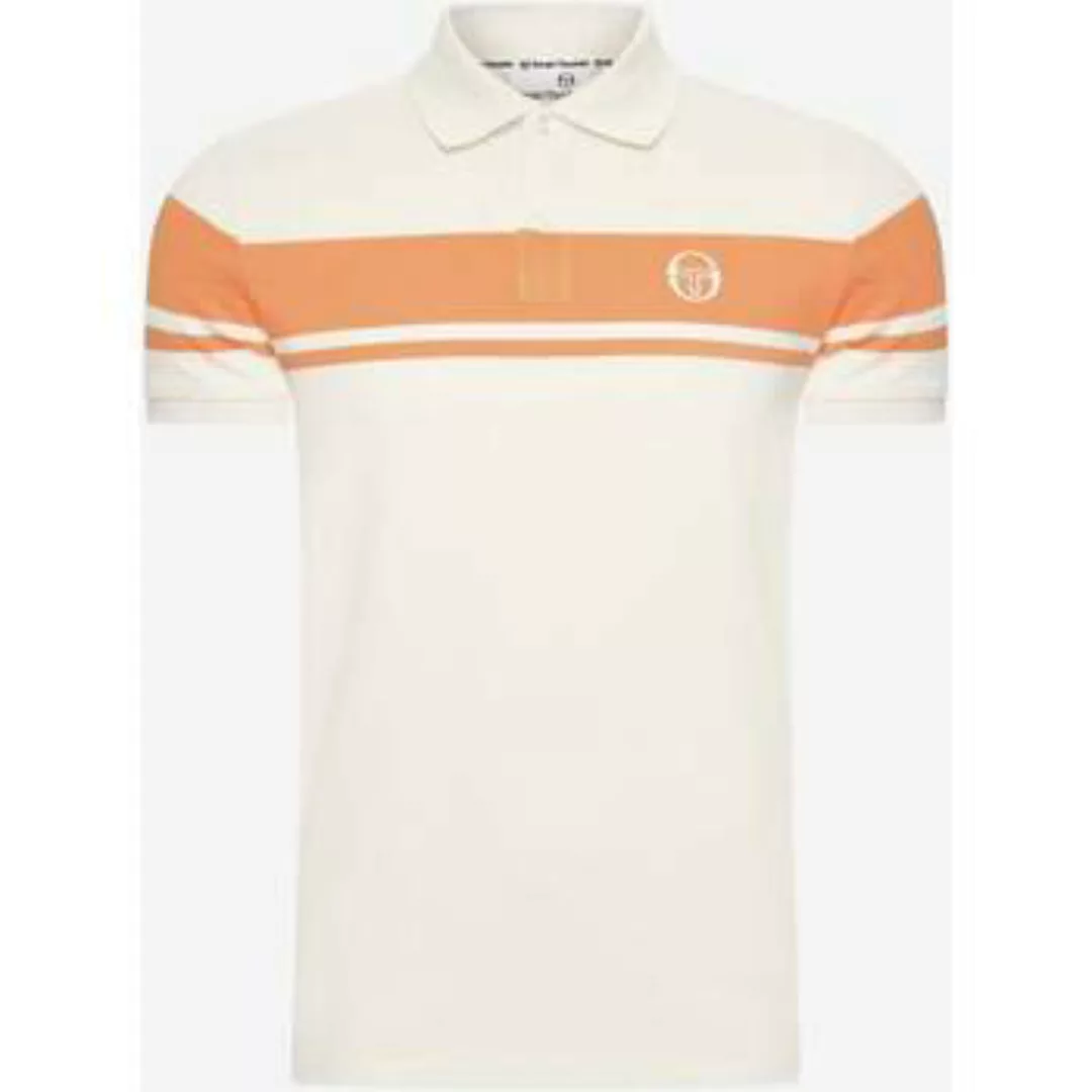 Sergio Tacchini  T-Shirts & Poloshirts Young-Line-Polo – Weiß-Orange günstig online kaufen