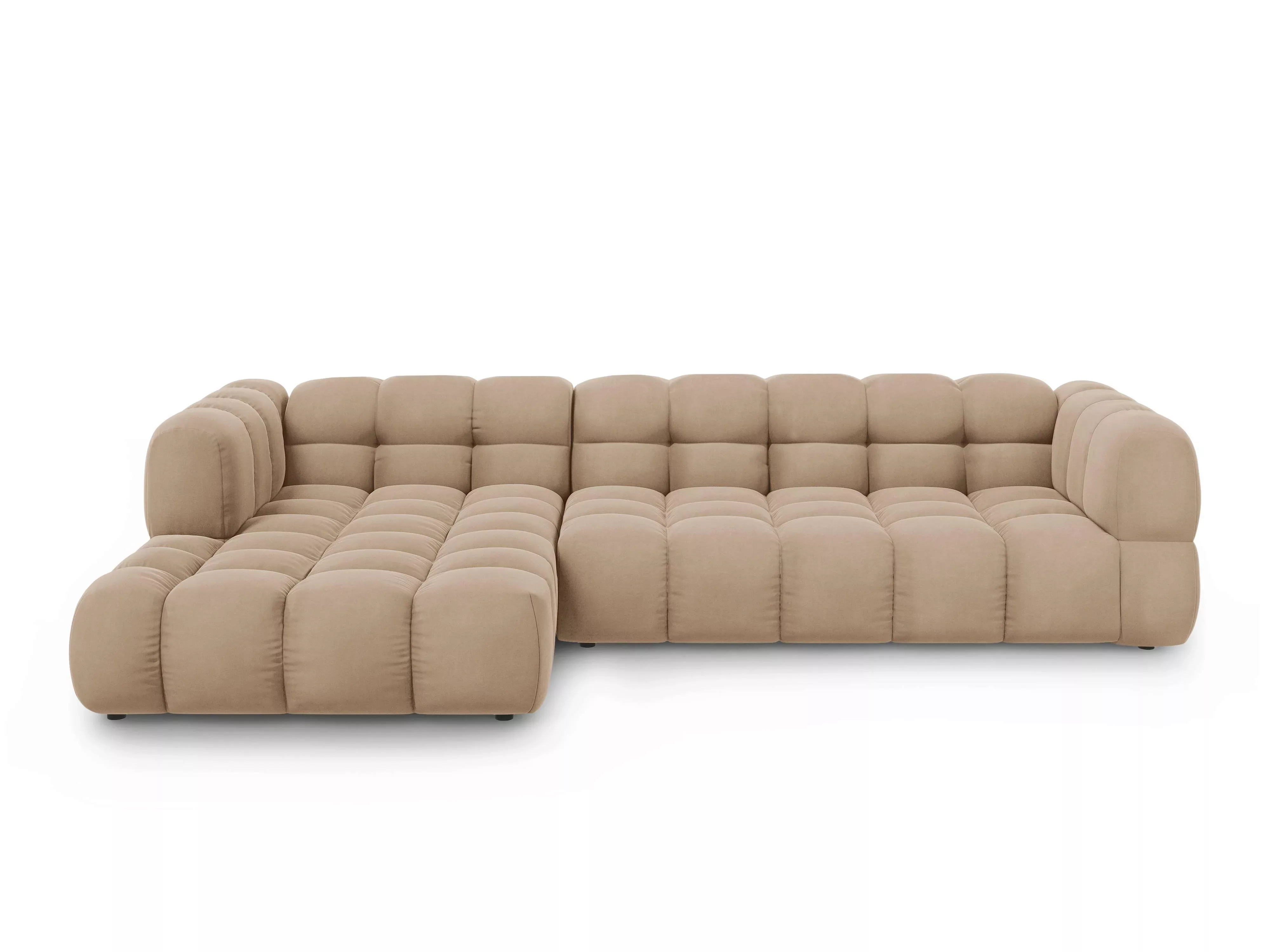 Cosmopolitan Design | 4-Sitzer-Ecksofa Sky links Samt günstig online kaufen