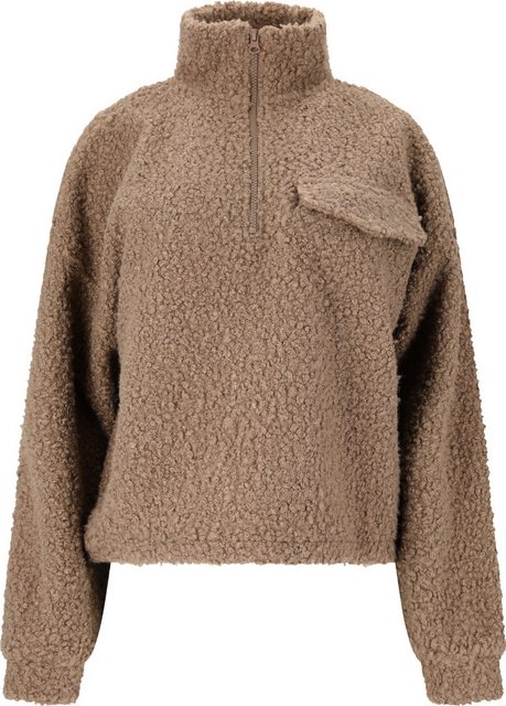ATHLECIA Sweatshirt Florrie W Sherpa Half zip WALNUT günstig online kaufen