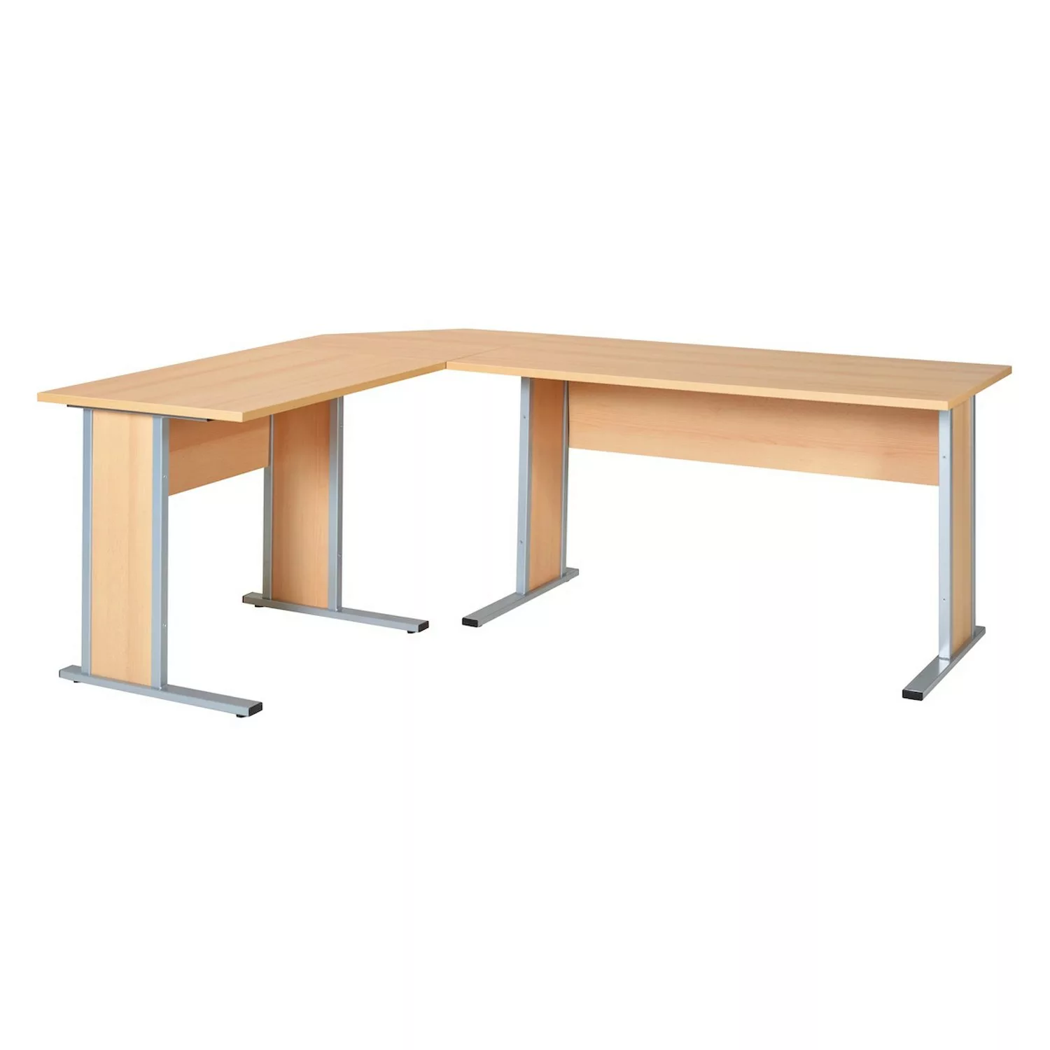 PROREGAL Eckschreibtisch Lion HxBxT 75 x 205 x 155 cm Kurze Seite Links Buc günstig online kaufen