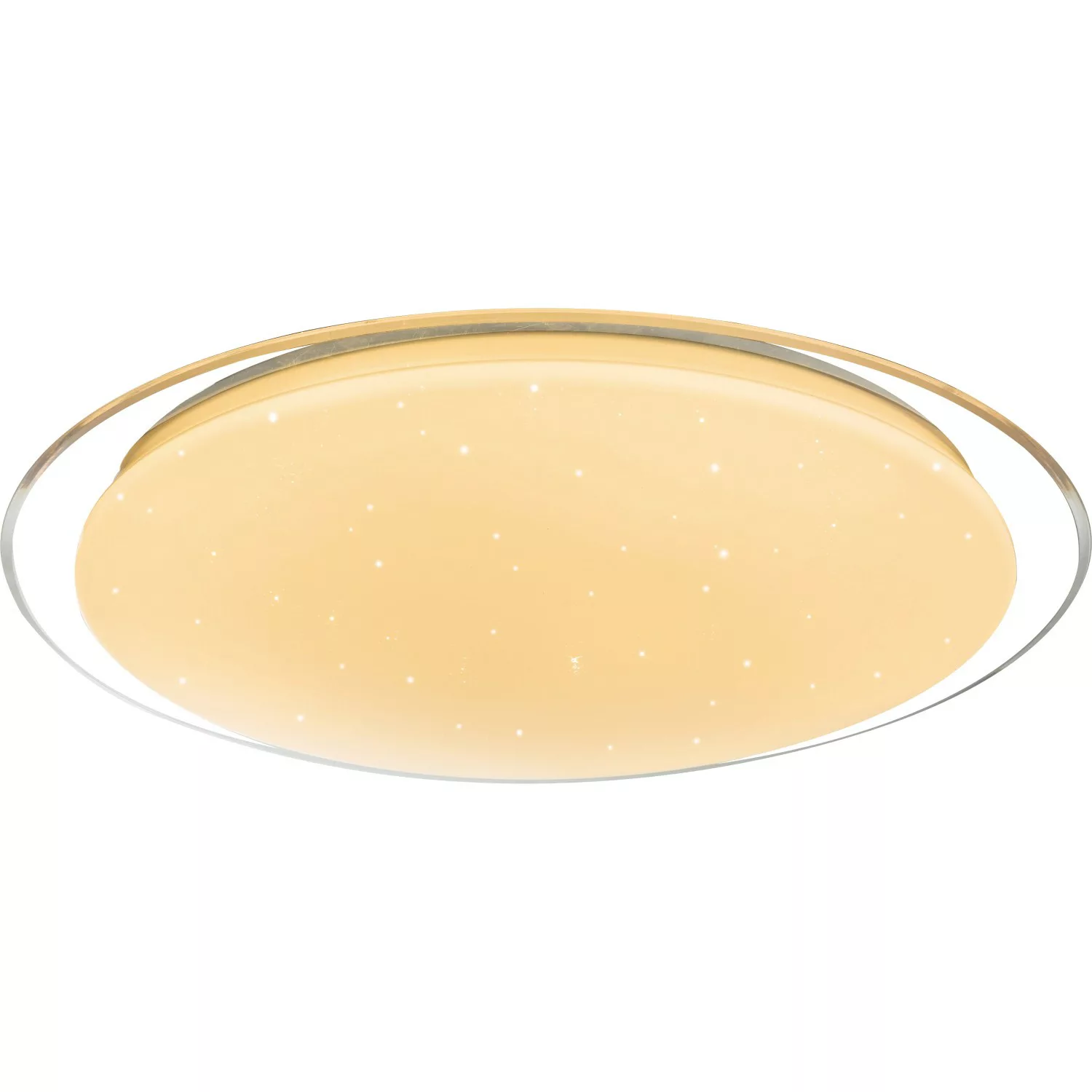 Globo LED-Deckenleuchte Sajama Sternenhimmeleffekt Weiß Ø 30 cm günstig online kaufen