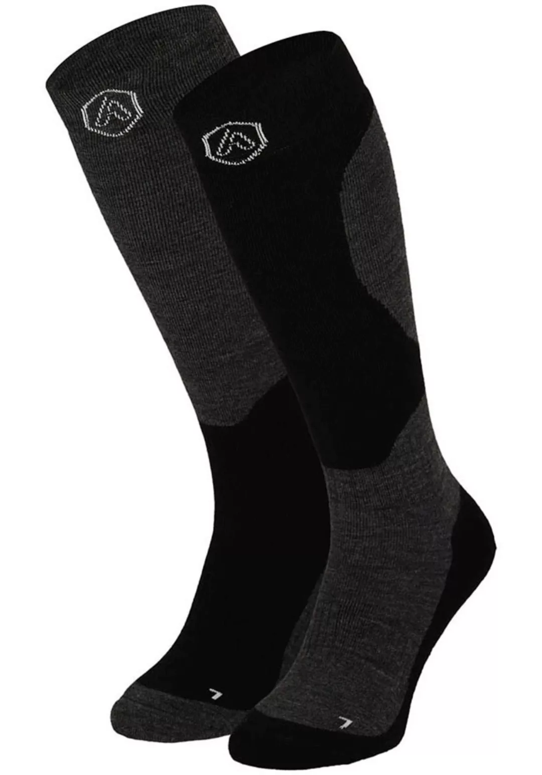 Apollo Kniestrümpfe "ADULTS SKI SOCKS DESIGN", (2er Pack), mit Logostickere günstig online kaufen