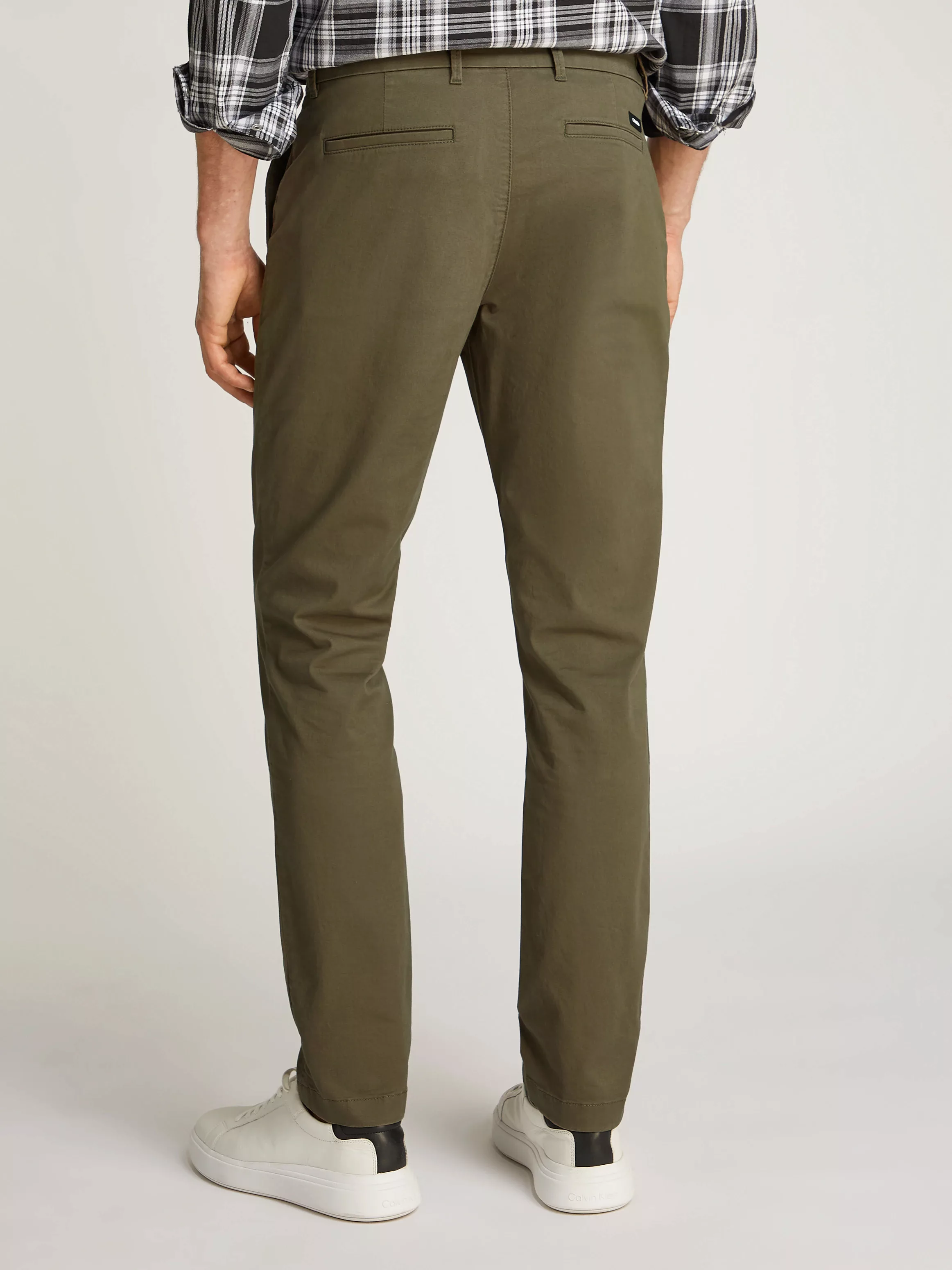 Calvin Klein Chinohose MODERN TWILL SLIM CHINO mit Logoprägung günstig online kaufen