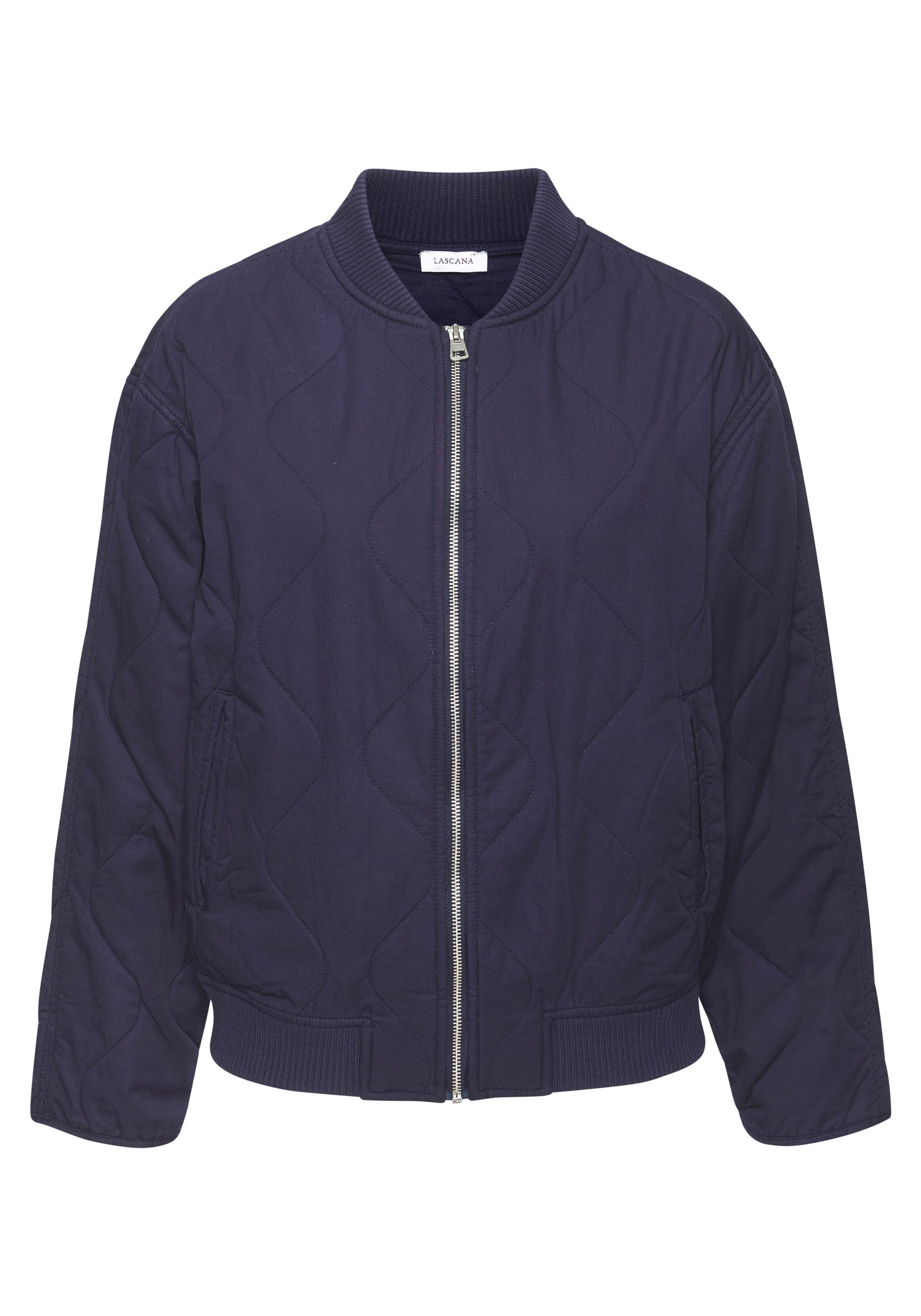 LASCANA Steppjacke, in modischer Optik mit Taschen, Bomber-Design günstig online kaufen