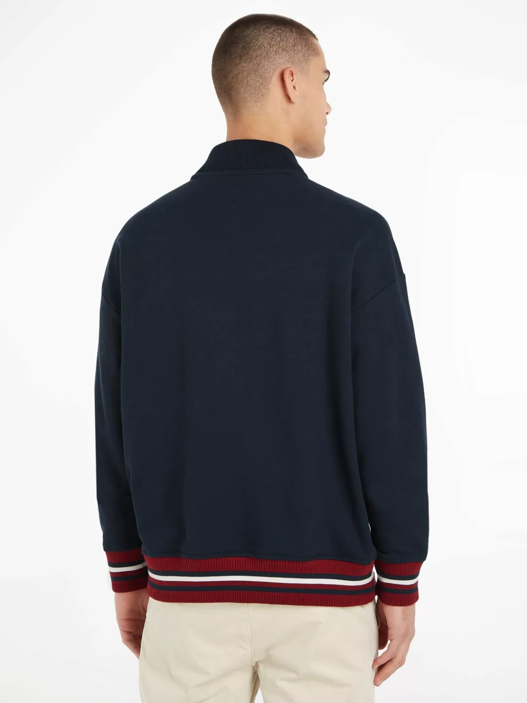 Tommy Hilfiger Sweatshirt "BOLD GLOBAL STRIPE HALF ZIP" günstig online kaufen