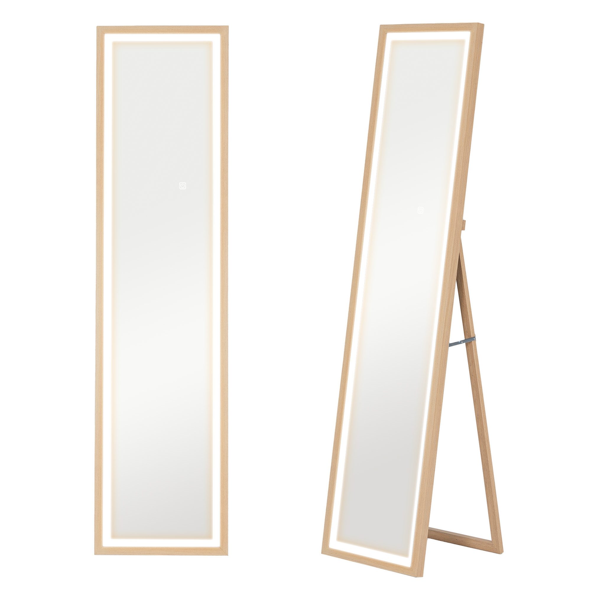 HOMCOM Standspiegel Ganzkörperspiegel 40 x 160 günstig online kaufen